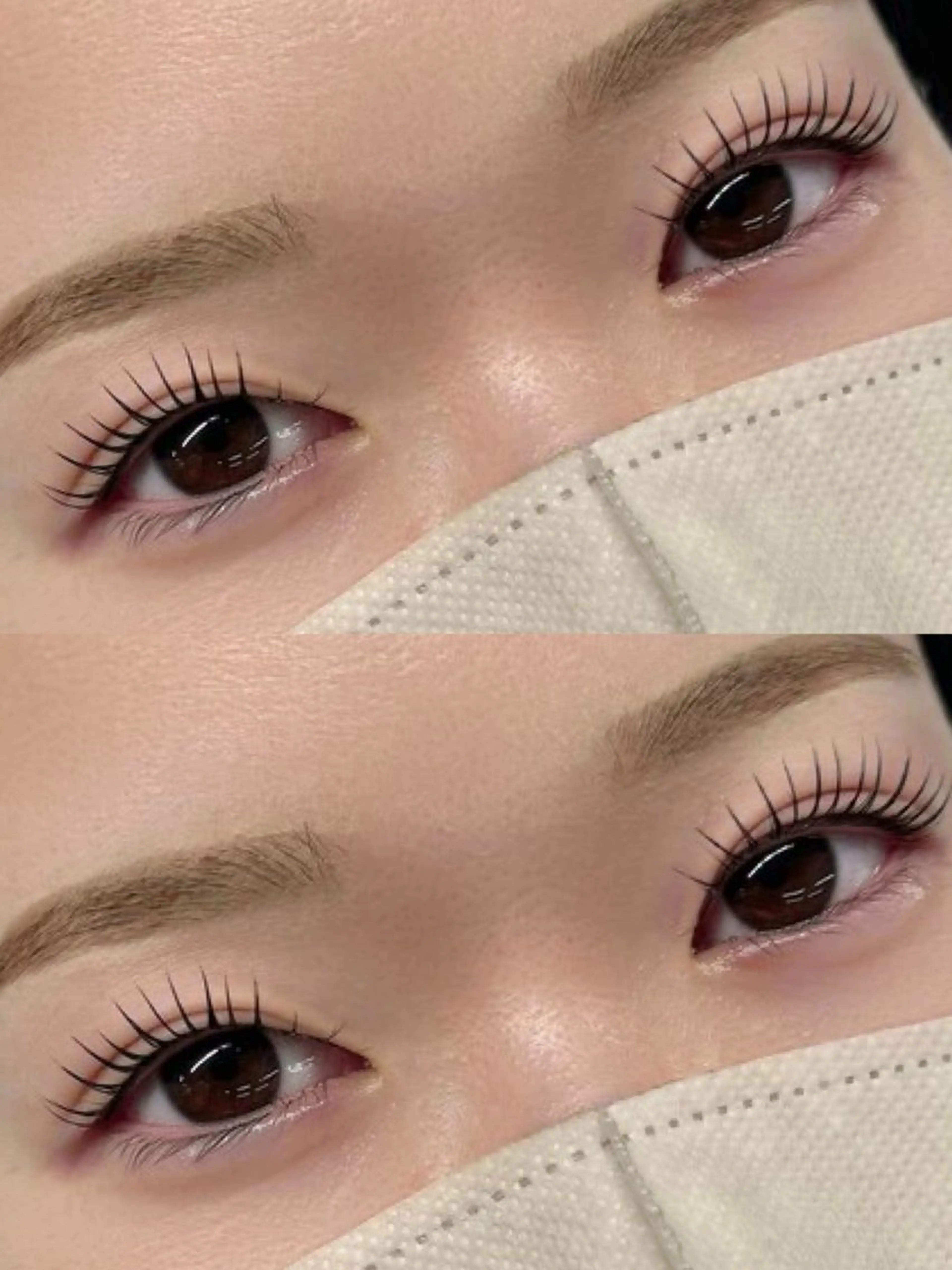 当店大人気のパリジェンヌラッシュリフト。他店様で上がりきらなかったマツゲでも必ず似合わせ、上げます！の写真