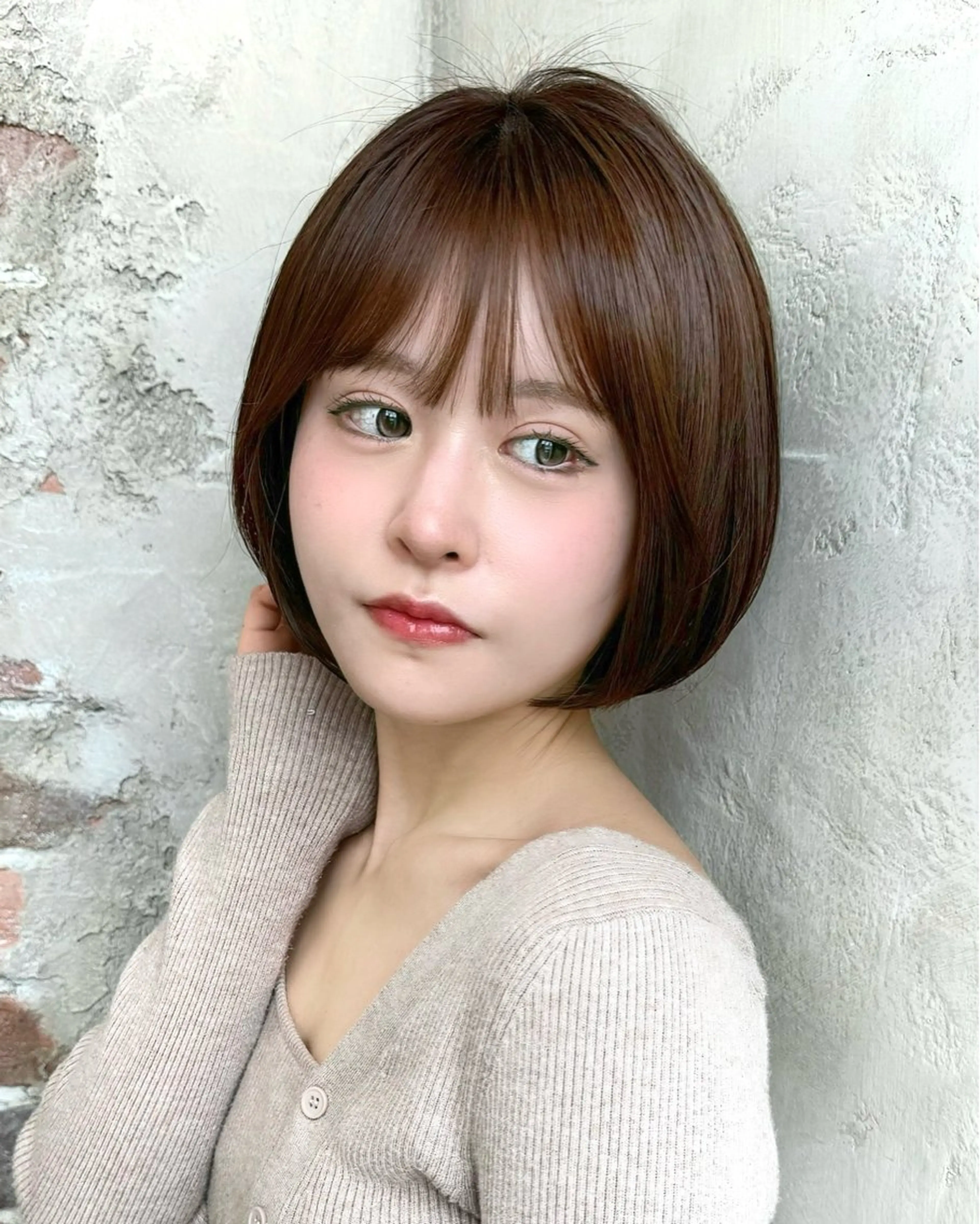 ショート カラー カット ヘアカラー トリートメント 💍新宿ショート 💍岩田莉奈のヘアスタイル