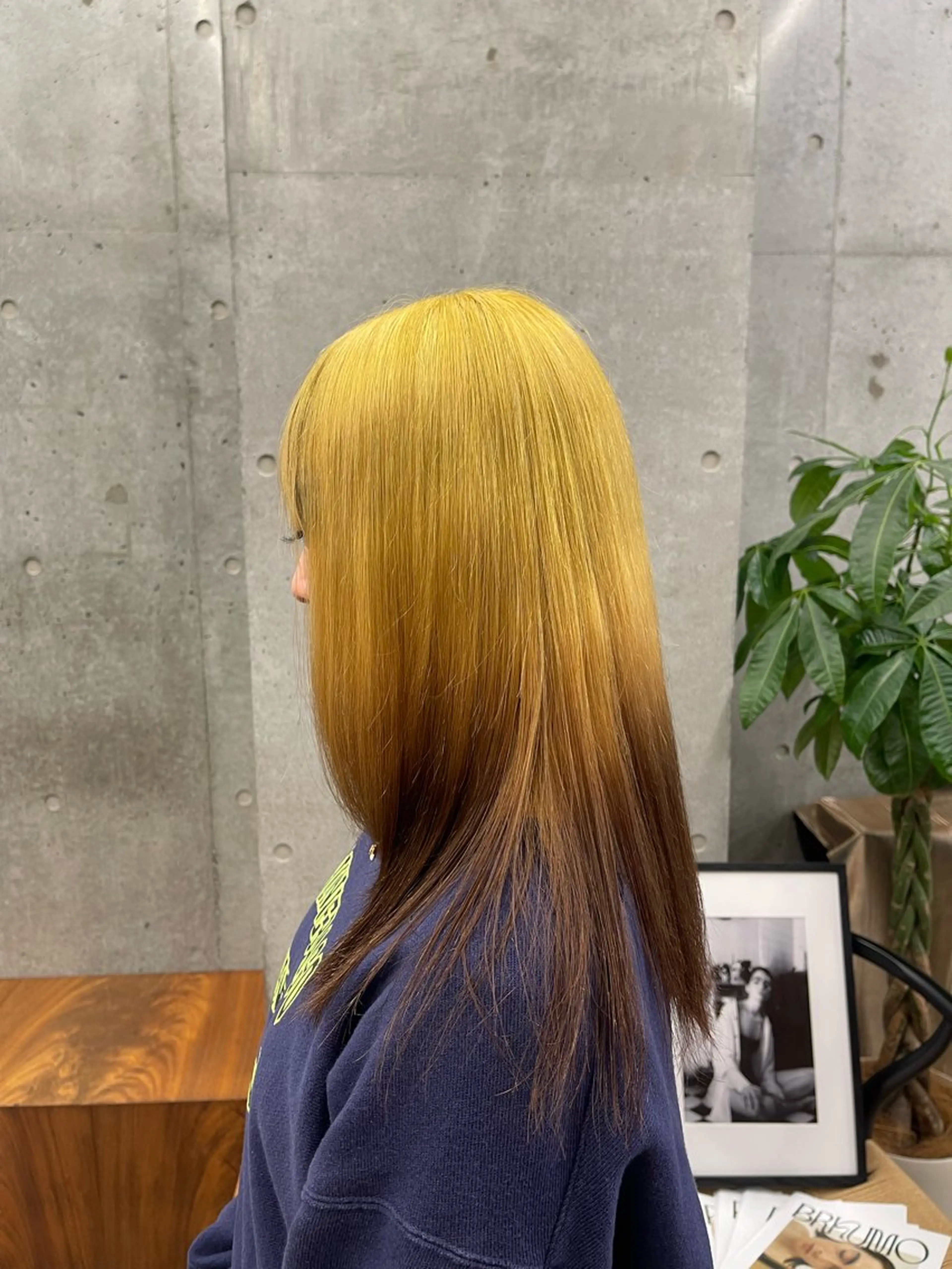 セミロング ヘアカラー トリートメント ハイトーン×デザイン 似合わせ/Yoheiのヘアスタイル