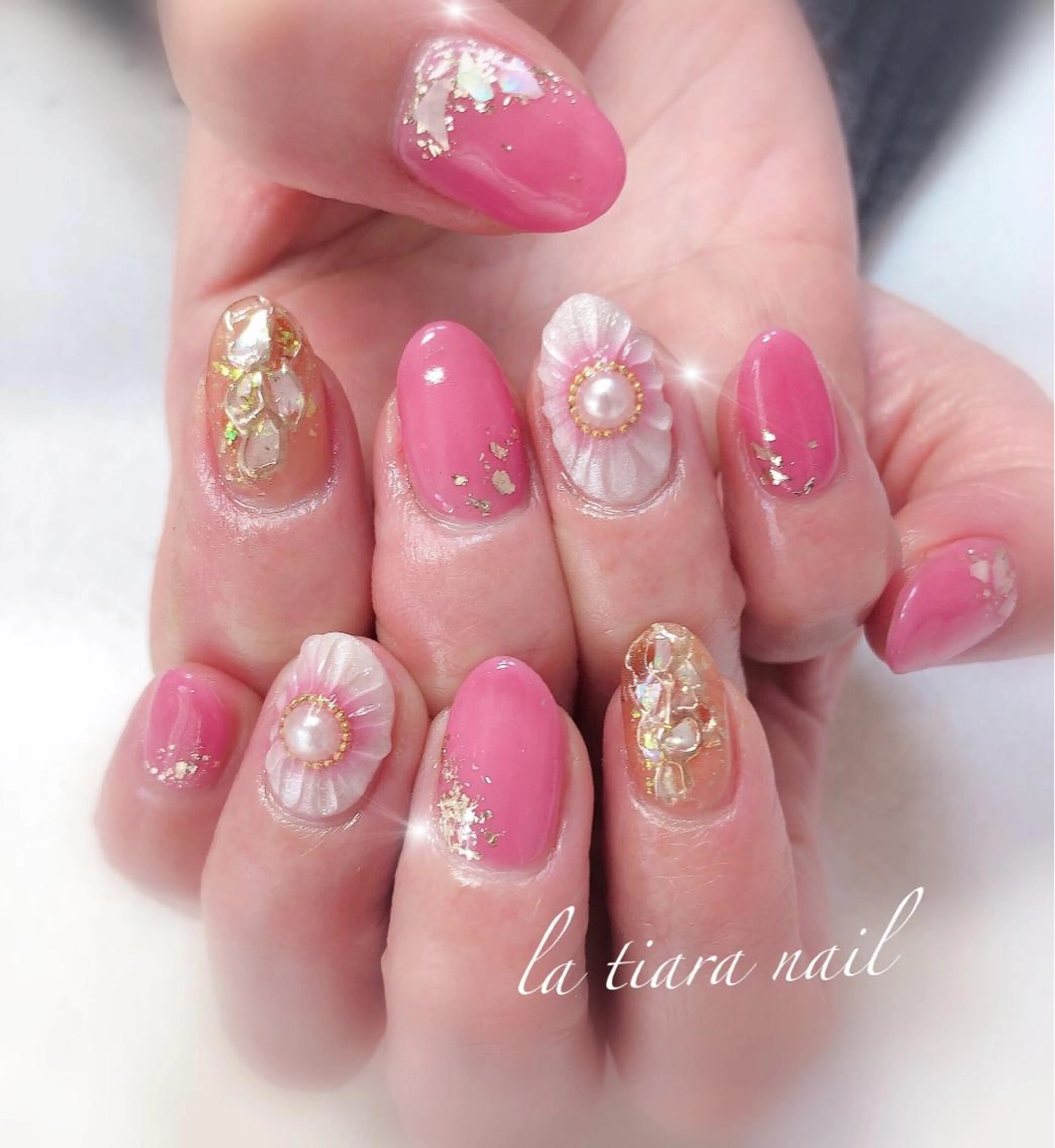 季節のデザインnail♡（定額ネイル）【ケア付き】の写真