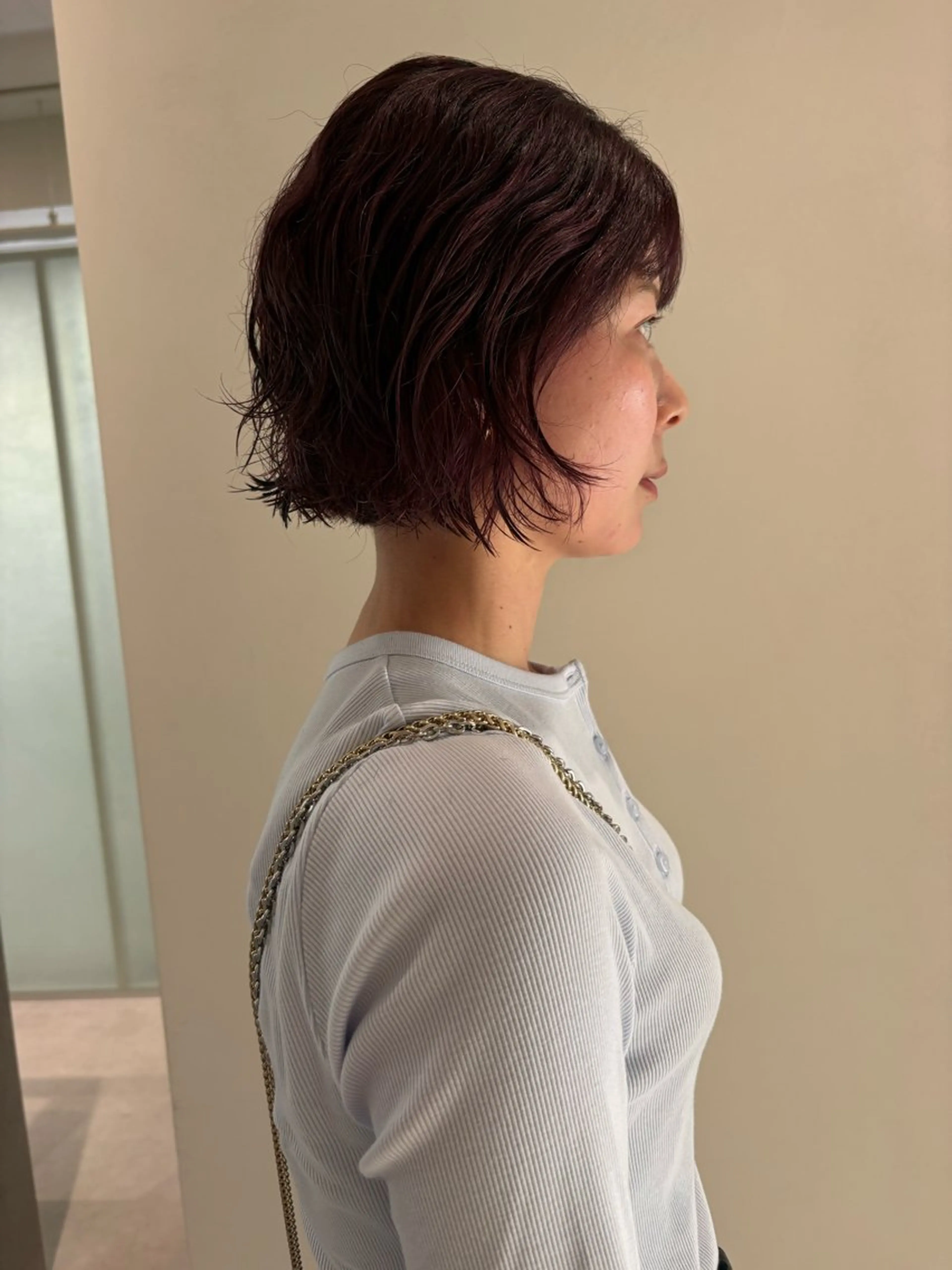 ショート くせ毛 カット ヘアカラー トリートメント DEEokazaki hina.Oのヘアスタイル