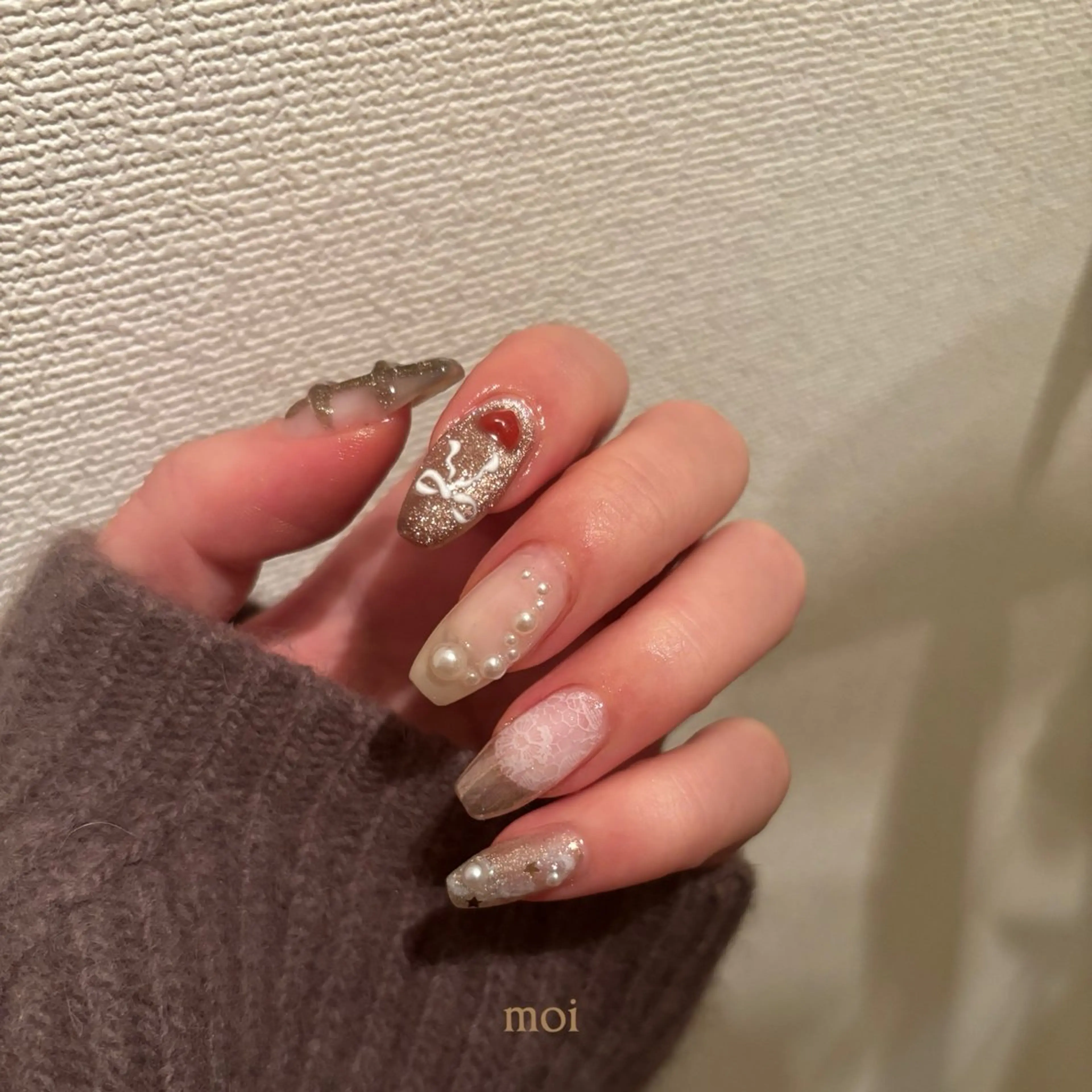 ネイル ハンドネイル moi nail ˙⋆.˚のネイルデザイン