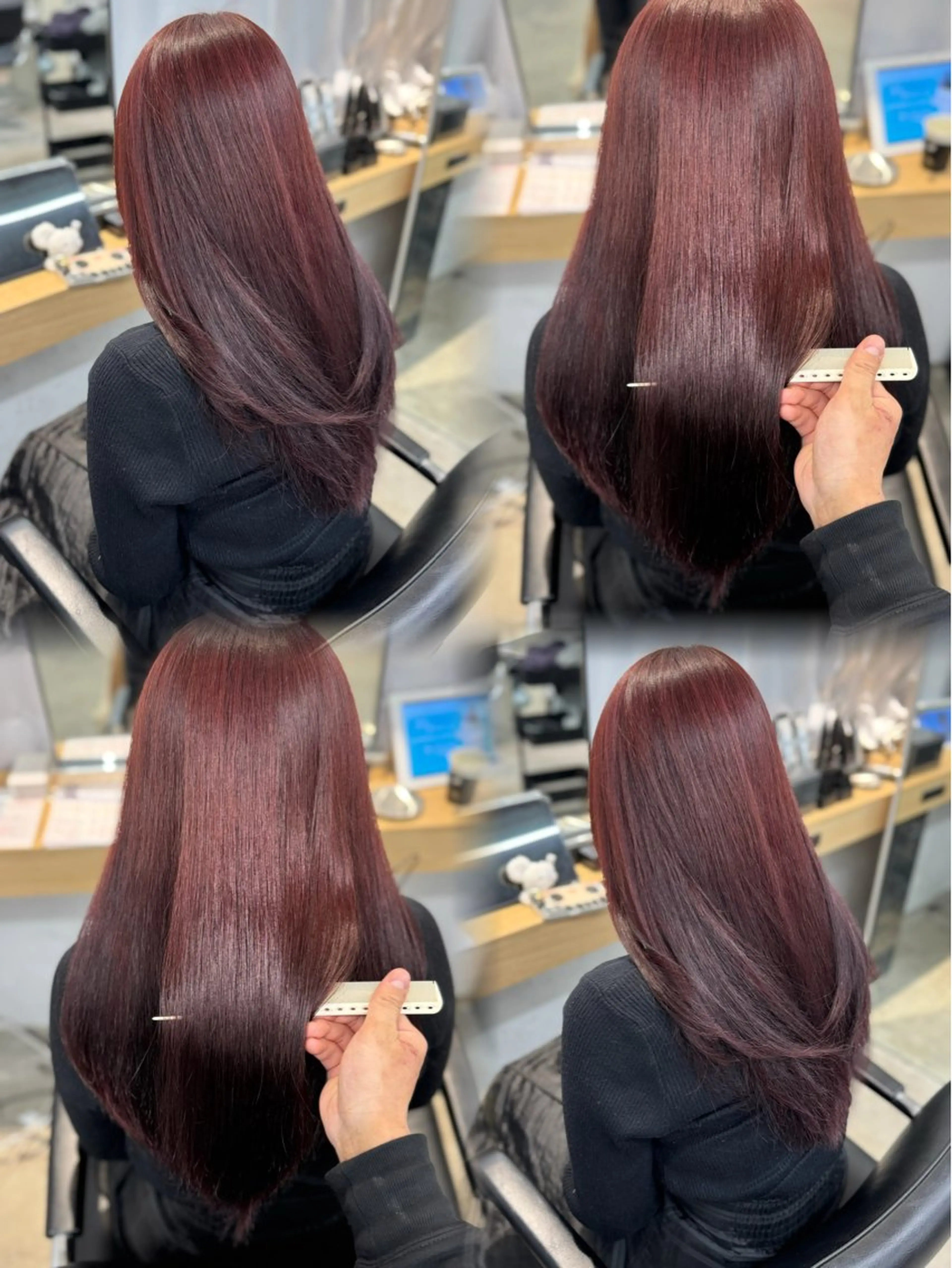 ロング カット ヘアカラー leo/ロング／ レイヤーカット⛈️のヘアスタイル