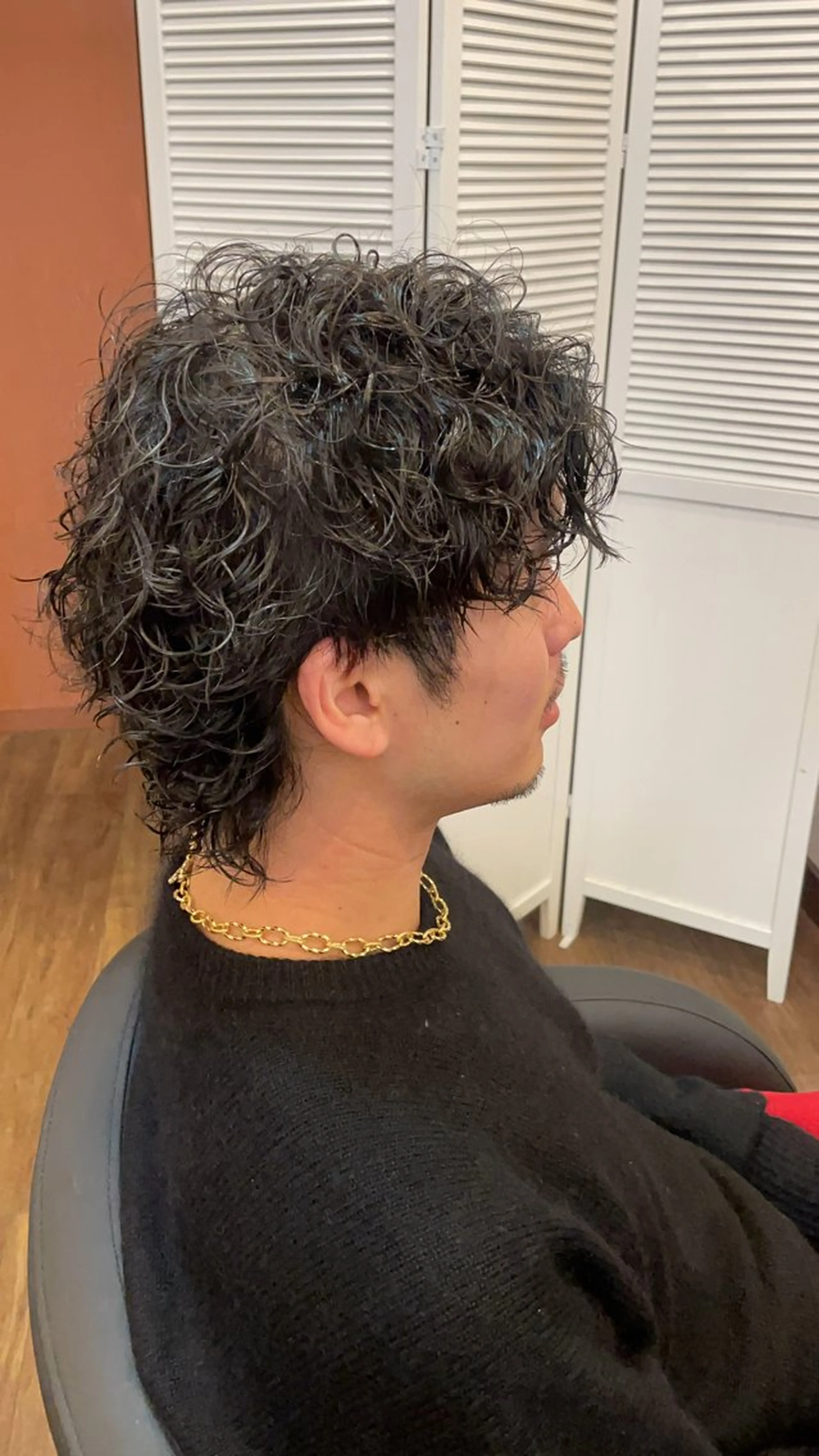 ショート パーマ メンズ カット パーマ MATSURI BASE.AWAJIのヘアスタイル