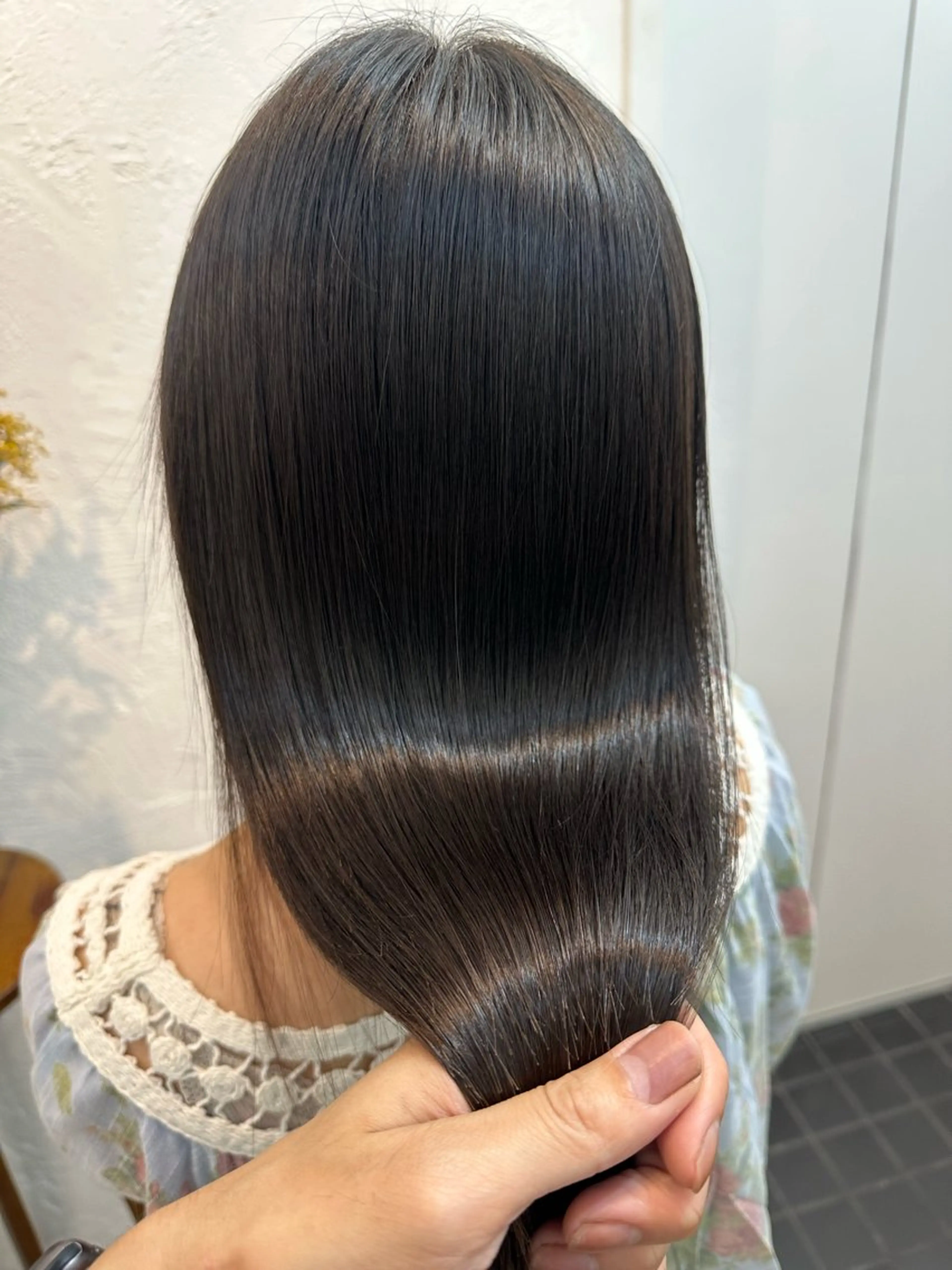 ロング カラー 髪質改善 トリートメント 美髪質改善✨ 縮毛矯正✨HIDEのヘアスタイル