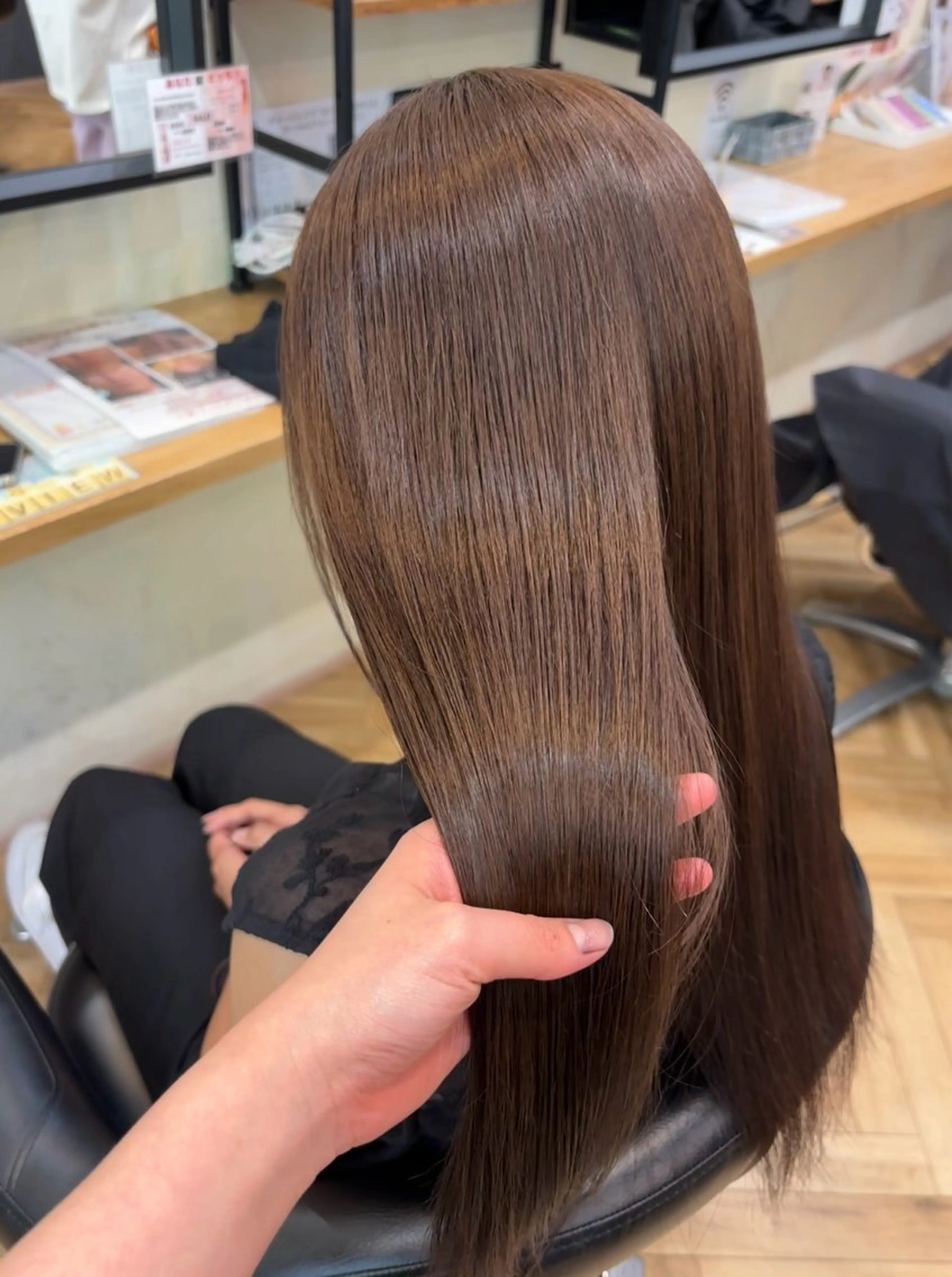 ロング 鎌取/透明感カラー /ボブ/顔まわりのヘアスタイル