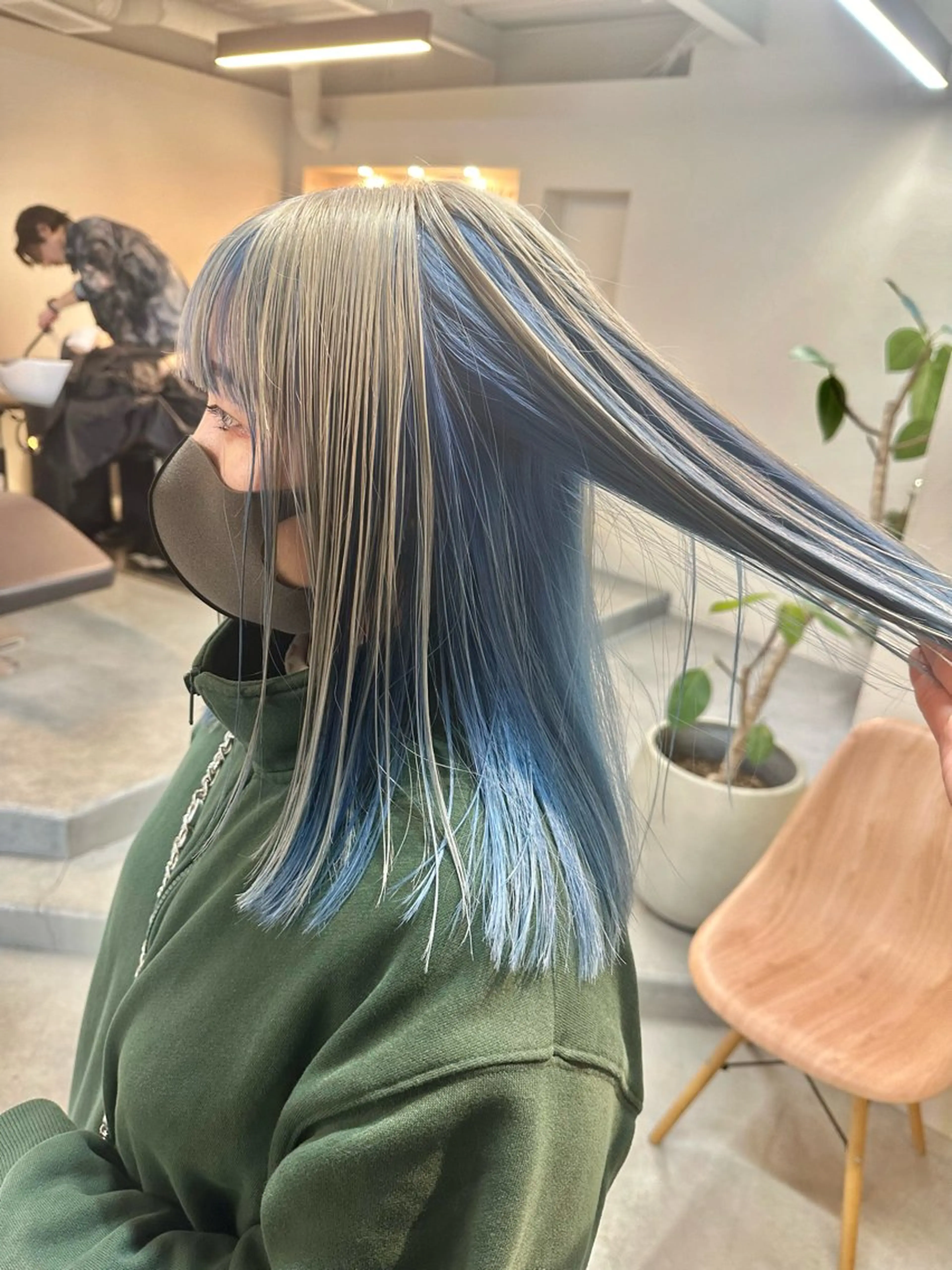 ミディアム カラー ハイトーン×似合わせ 🌱中川慎之介のヘアスタイル