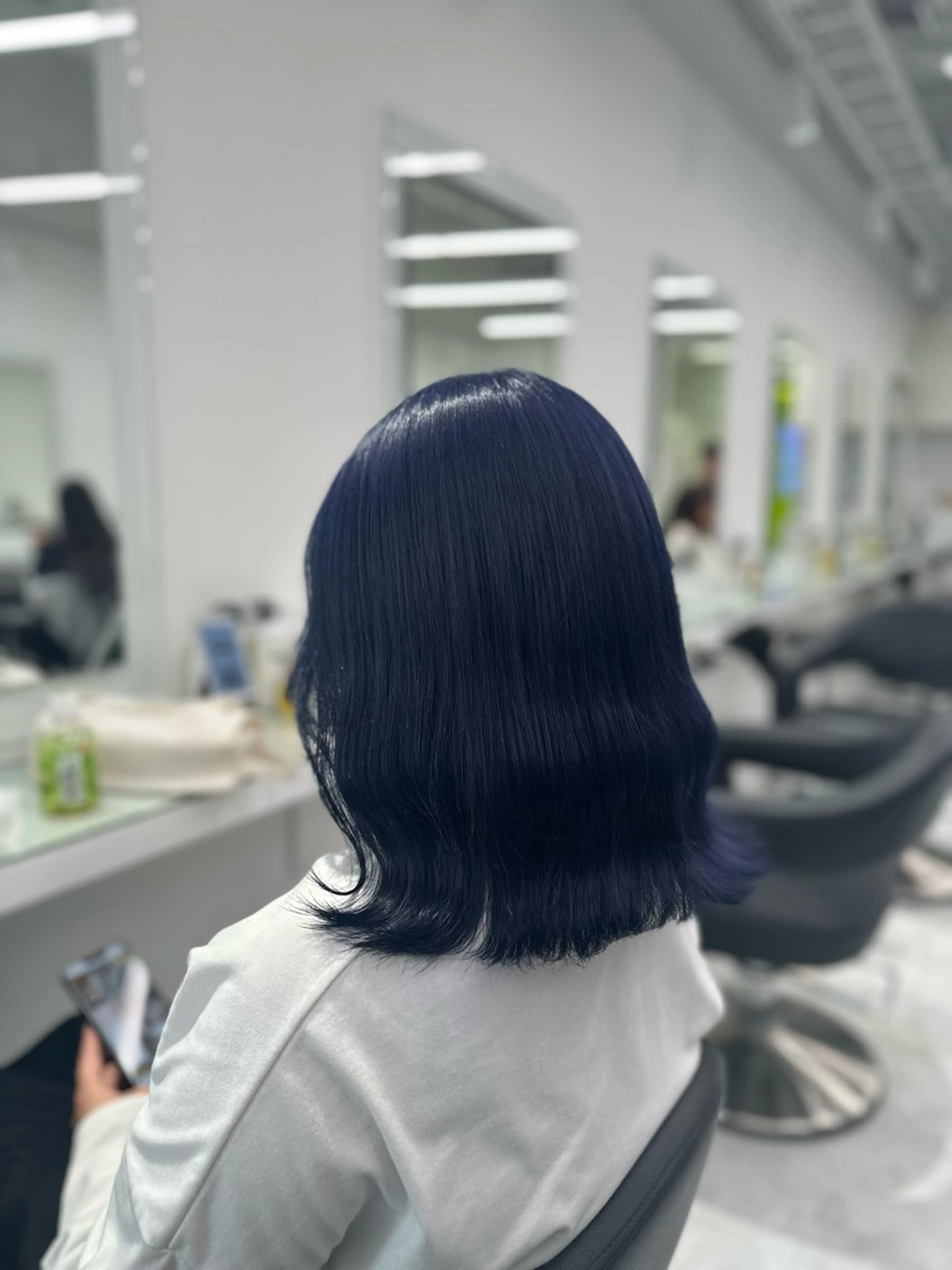 セミロング カラー ヘアカラー トリートメント ヘッドスパ ヘアセット ❄最強かわいいカラー ❄️MINA❄️のヘアスタイル