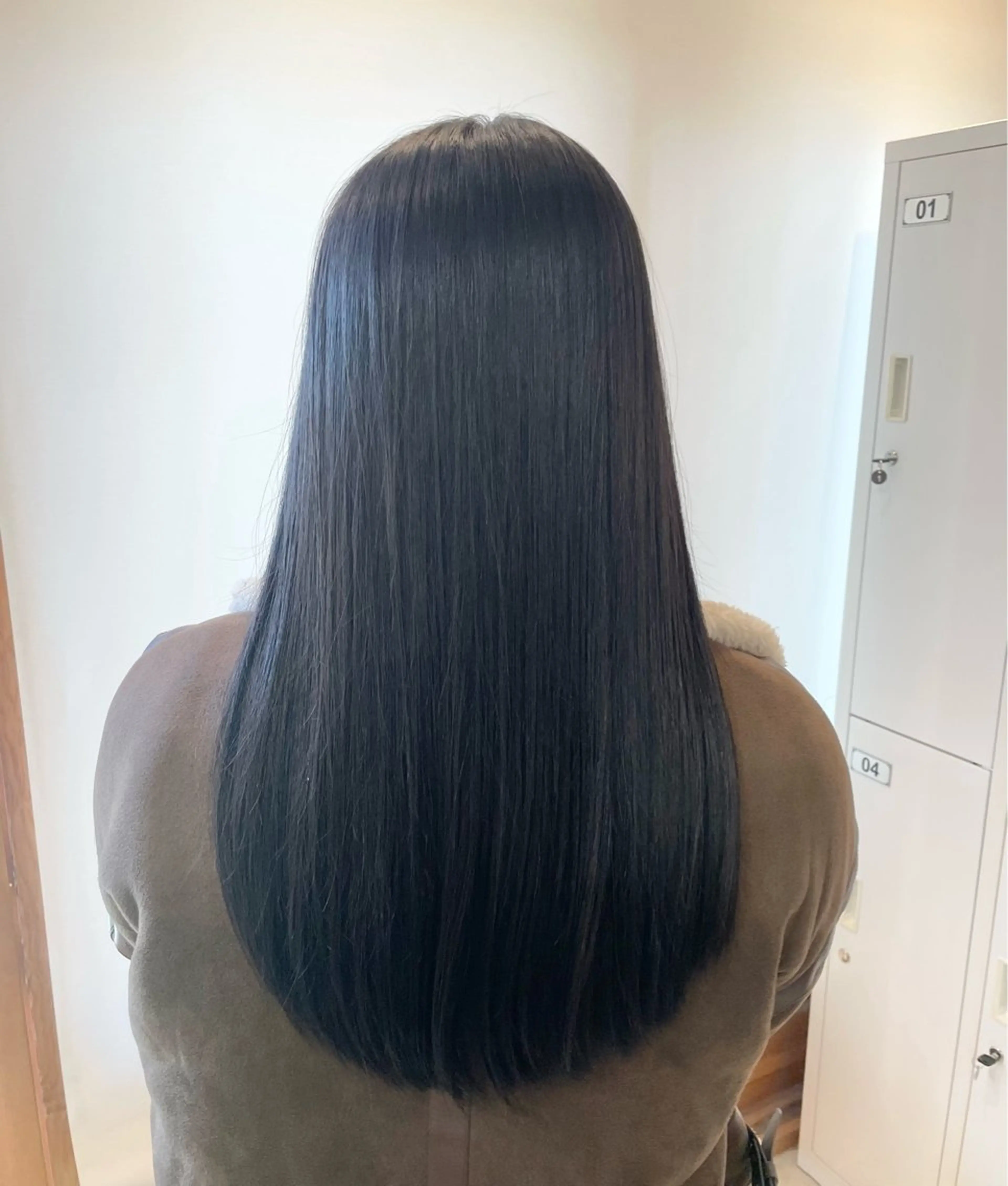 ロング 縮毛矯正 縮毛矯正 みやした もあのヘアスタイル