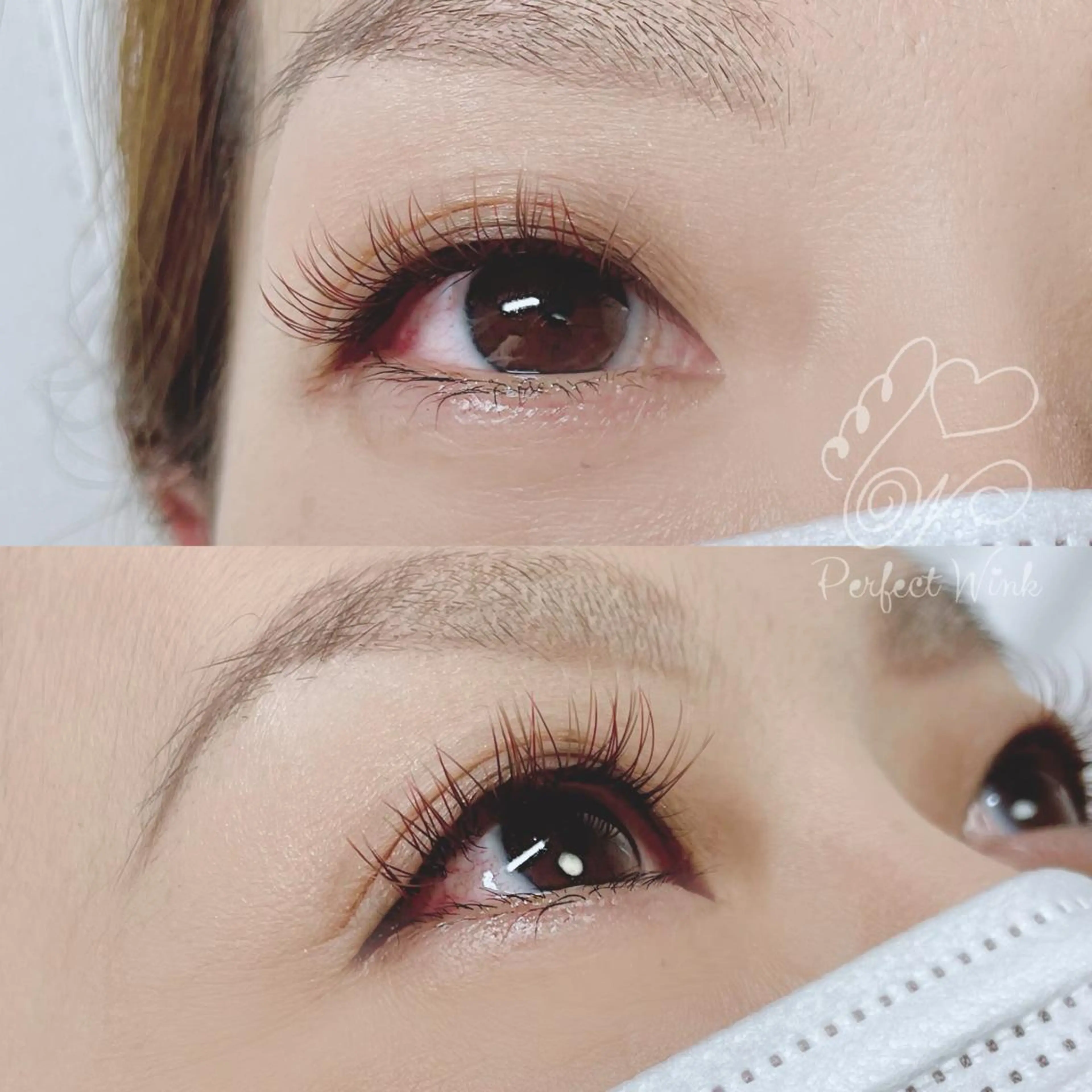 カラー マツエク・マツパ パーフェクトウィンク ちぢいわみのりのマツエク・マツパデザイン