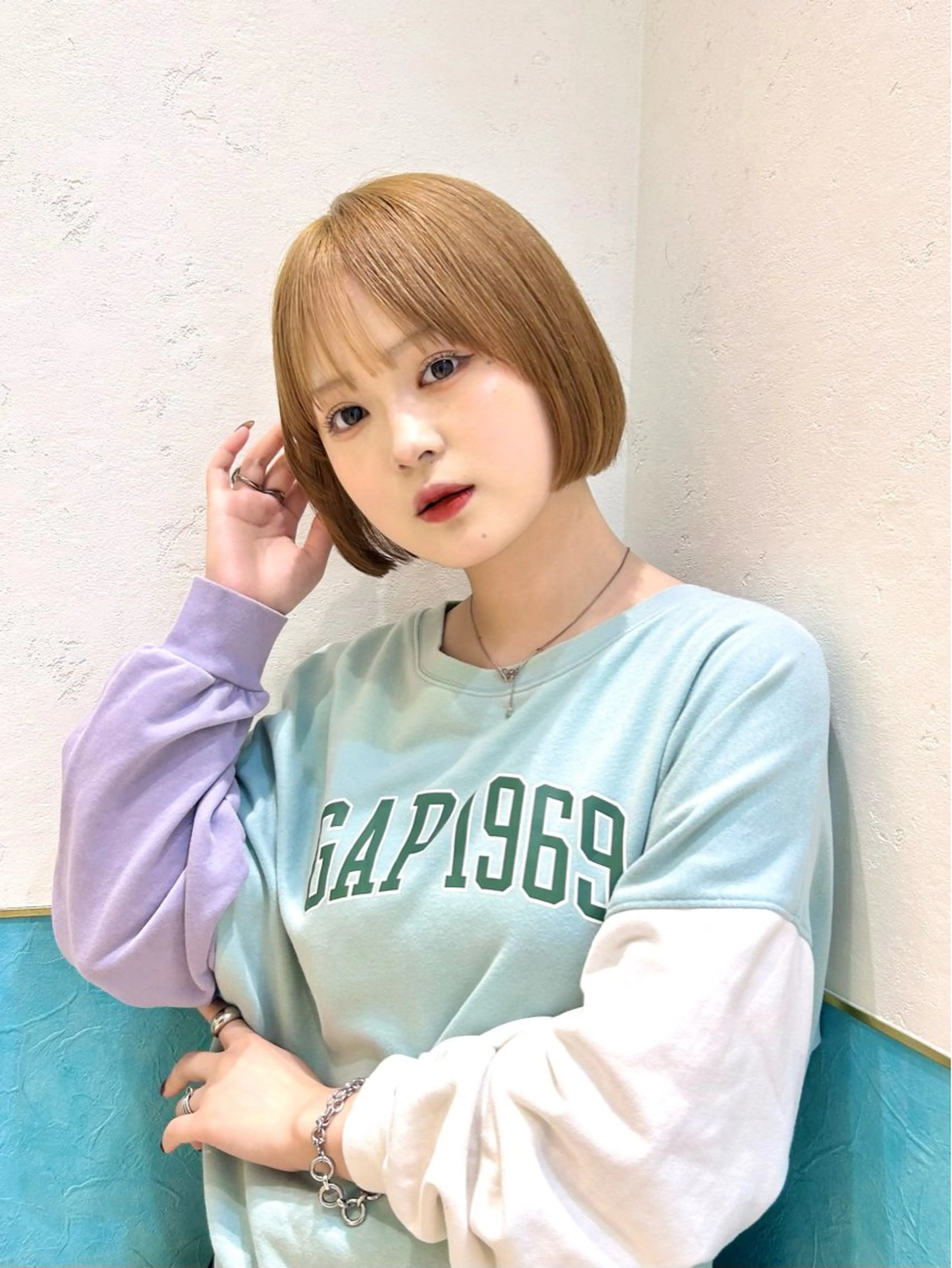 ショート カット トリートメント 🍎大人可愛い小顔 ボブ🍏shioのヘアスタイル