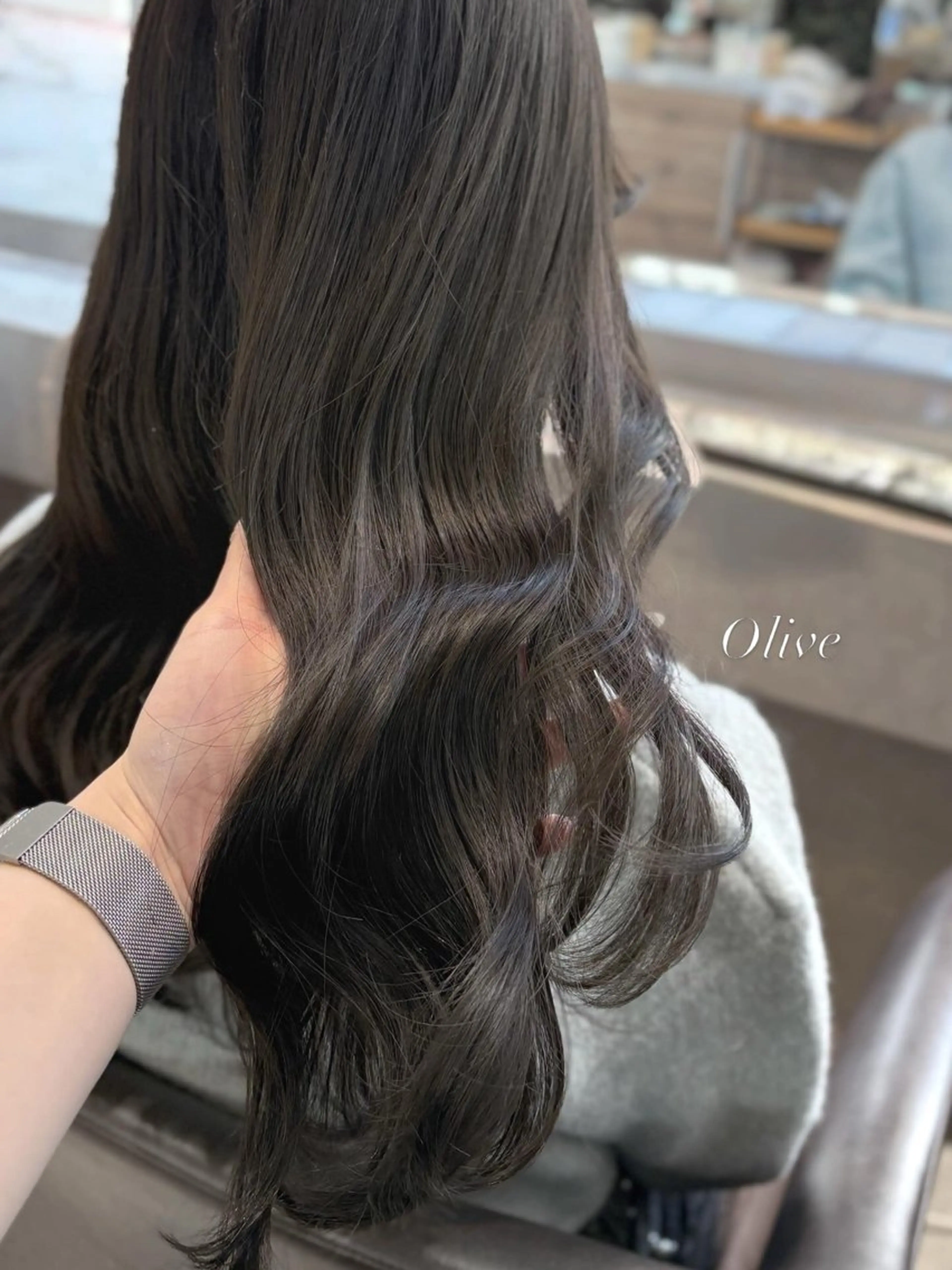 ロング カット ヘアカラー 透明感カラー♡ Mahoのヘアスタイル