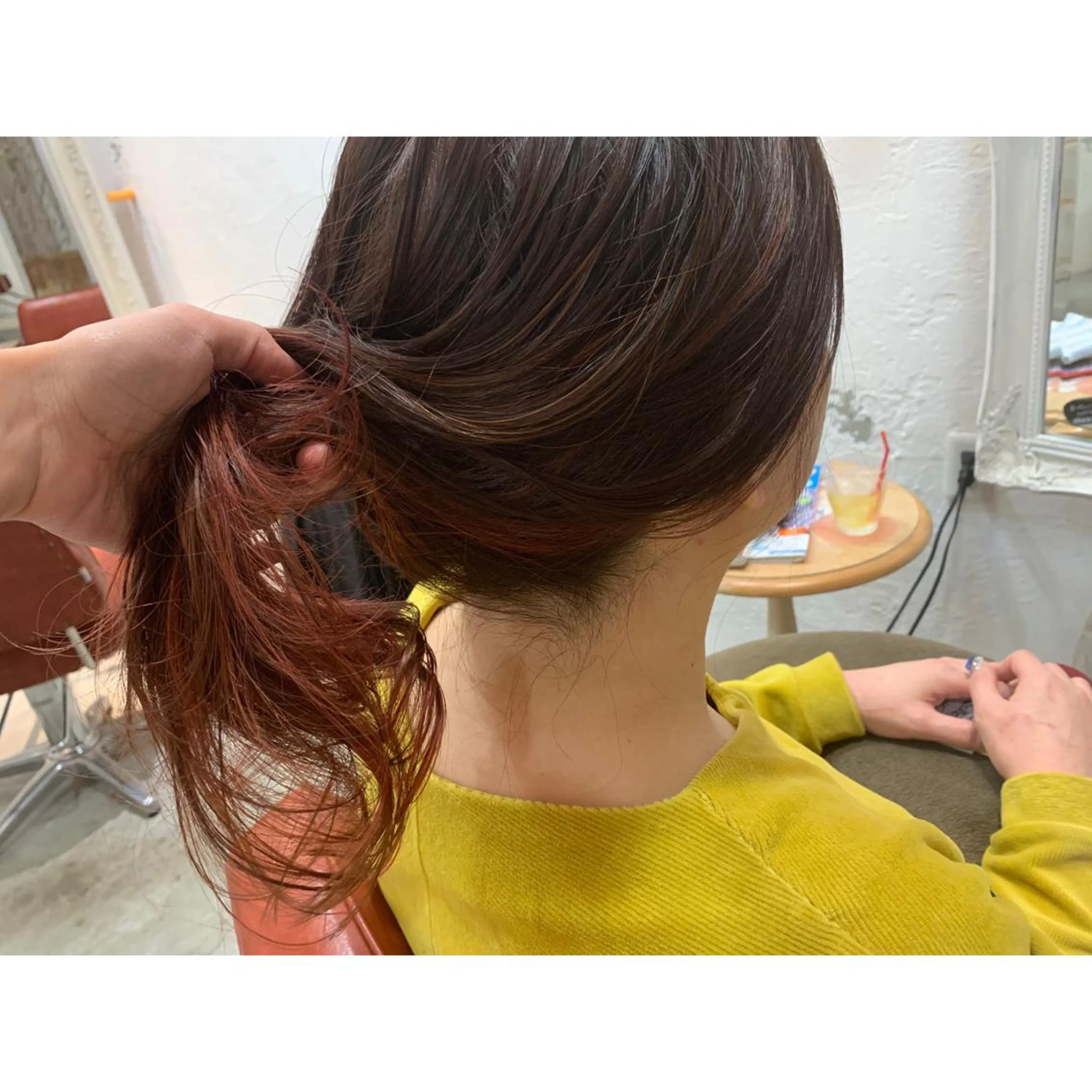 ロング カラー fio マナミのヘアスタイル