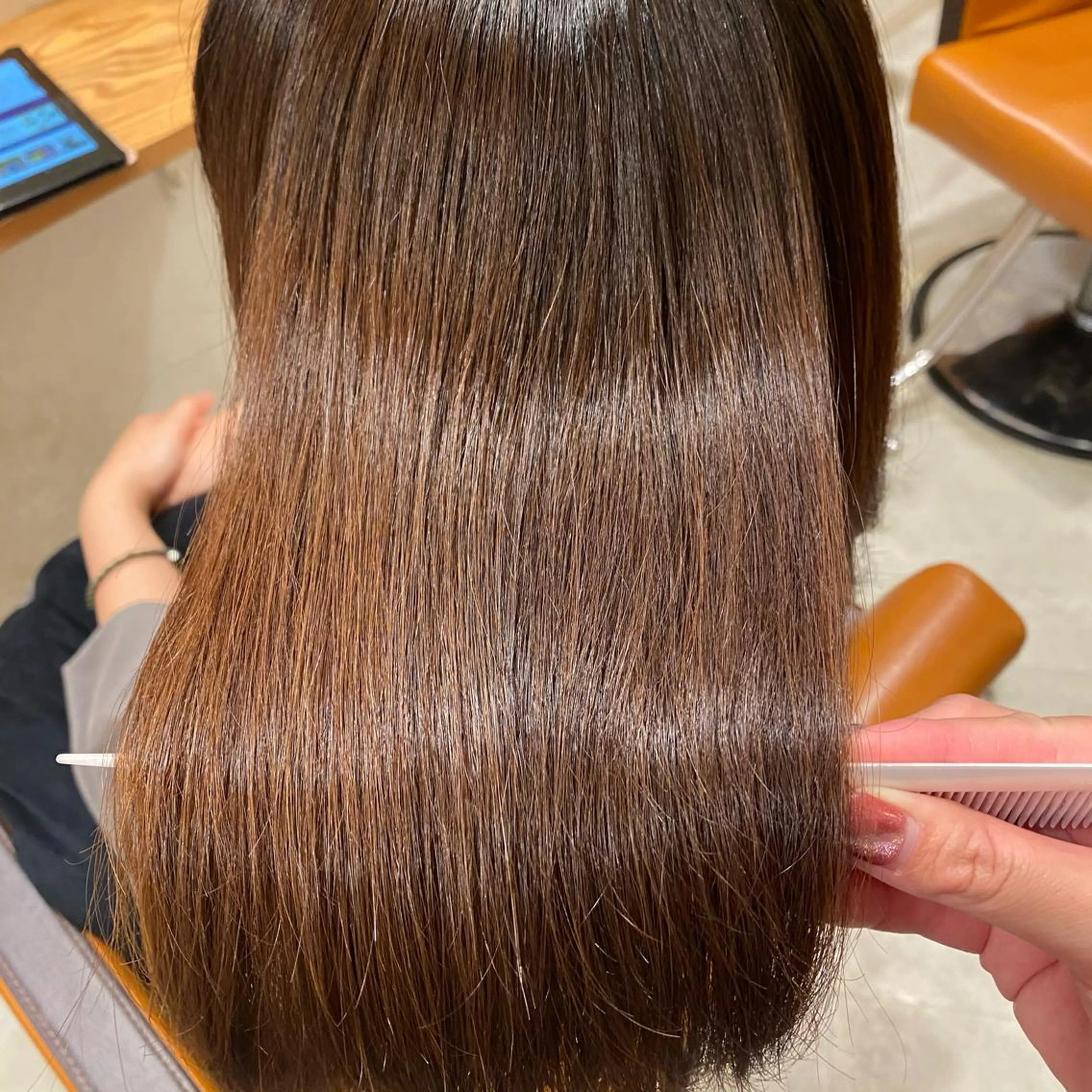 ミディアム 猪股 華乃のヘアスタイル