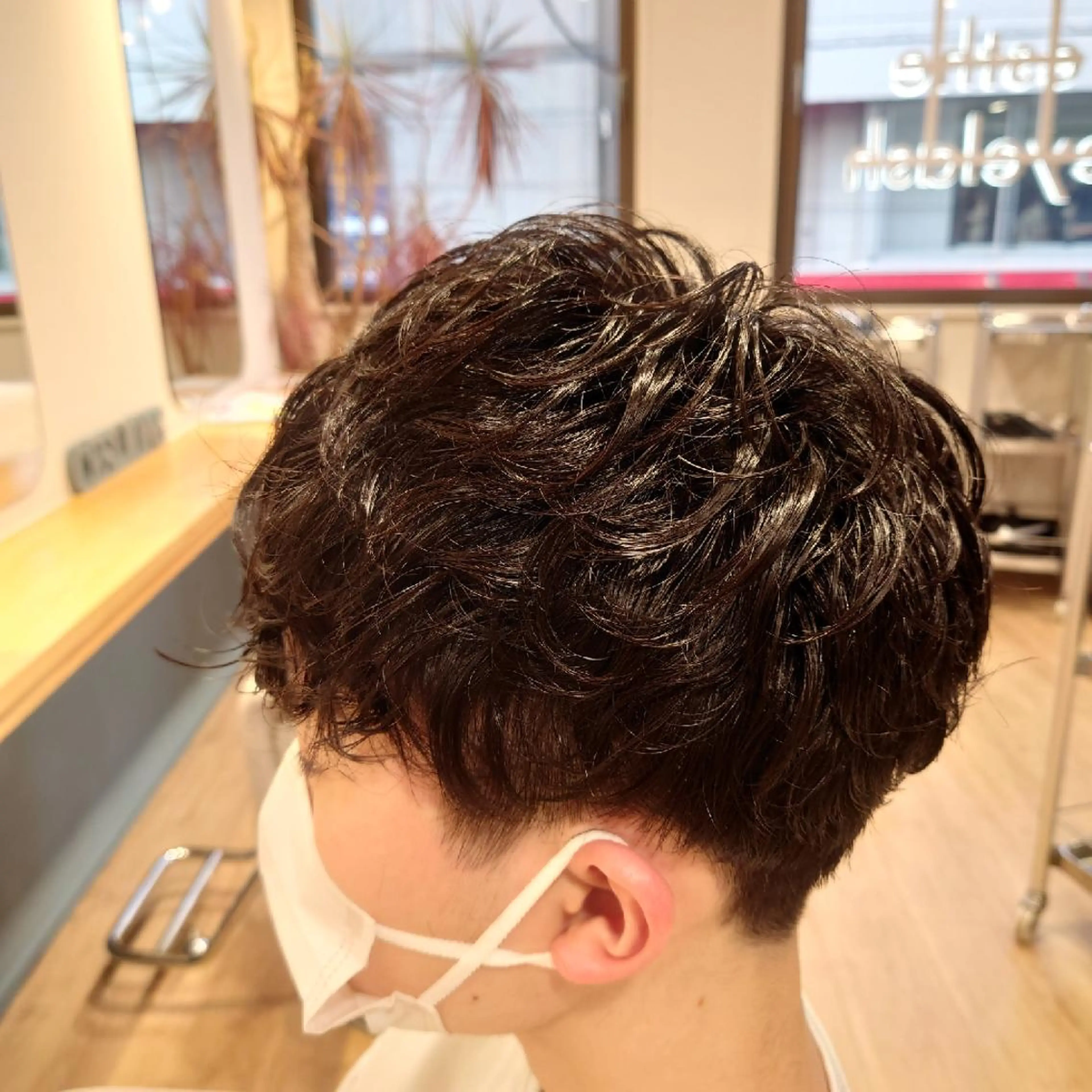 【メンズ】カット&パーマ(波打ち、スパイラル等どれでも一万円で)の写真