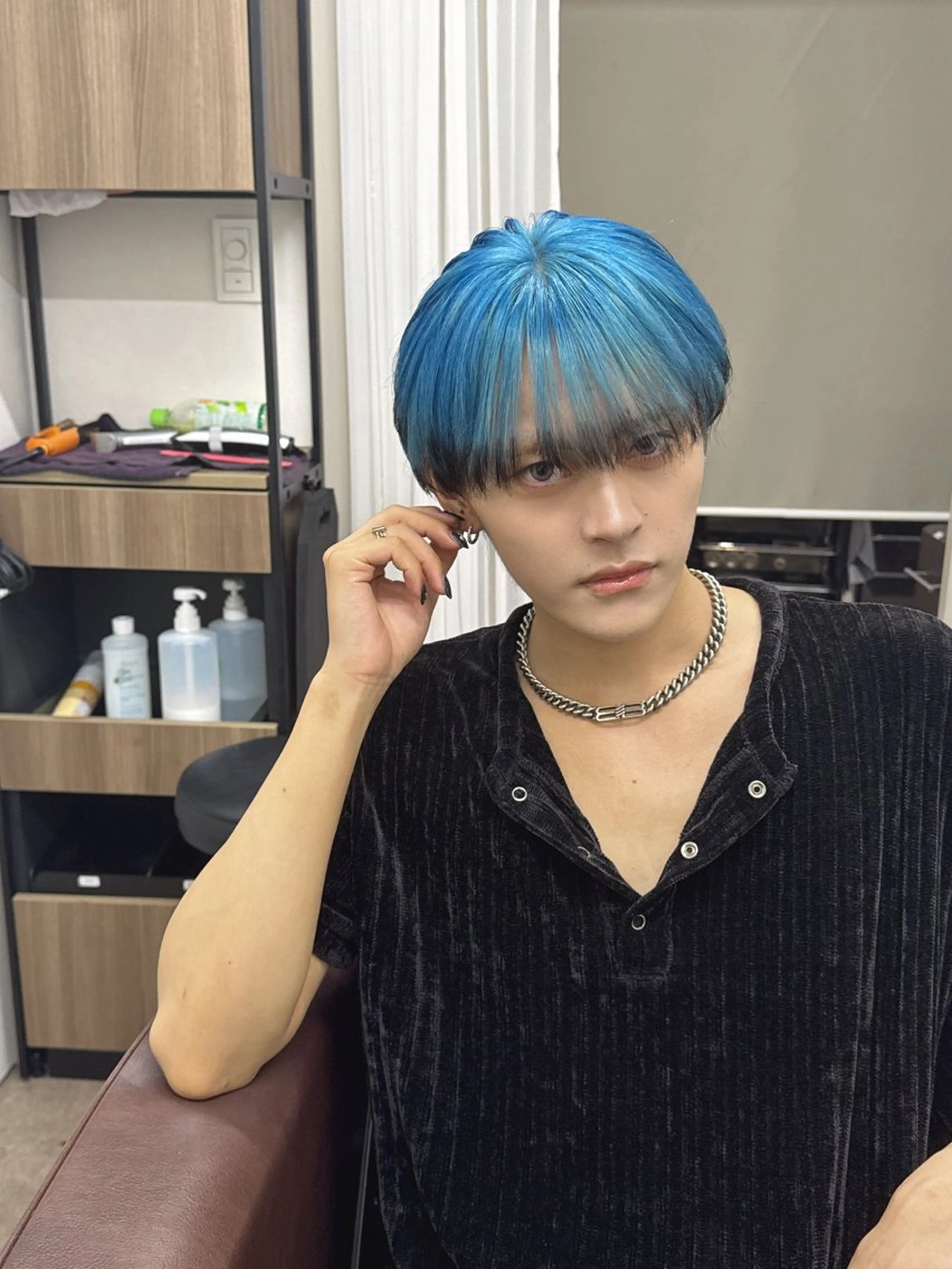 ショート カラー ブリーチ カット ヘアカラー トリートメント レイヤーカット/ 縮毛矯正🇰🇷早坂のヘアスタイル