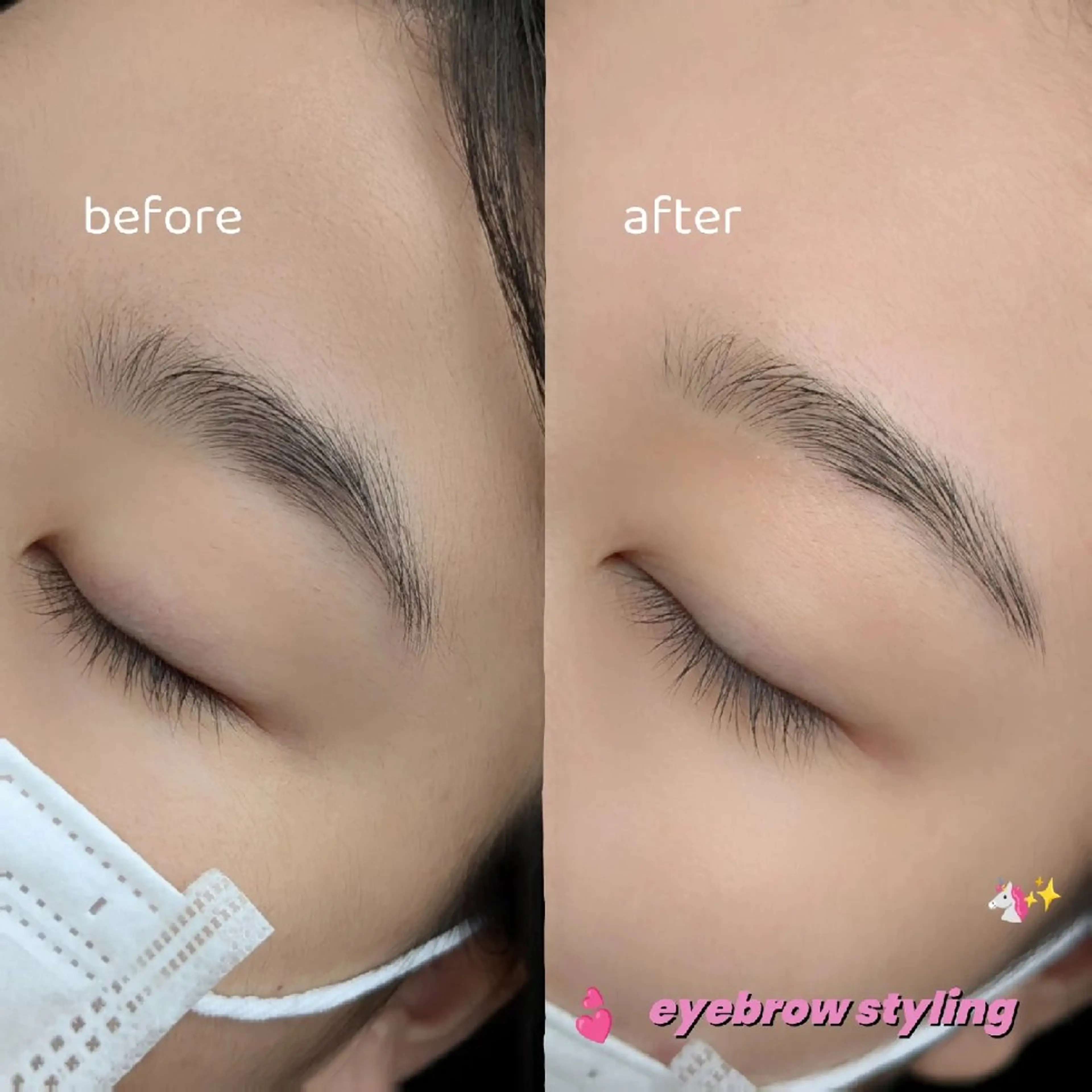 アイブロウスタイリングの写真