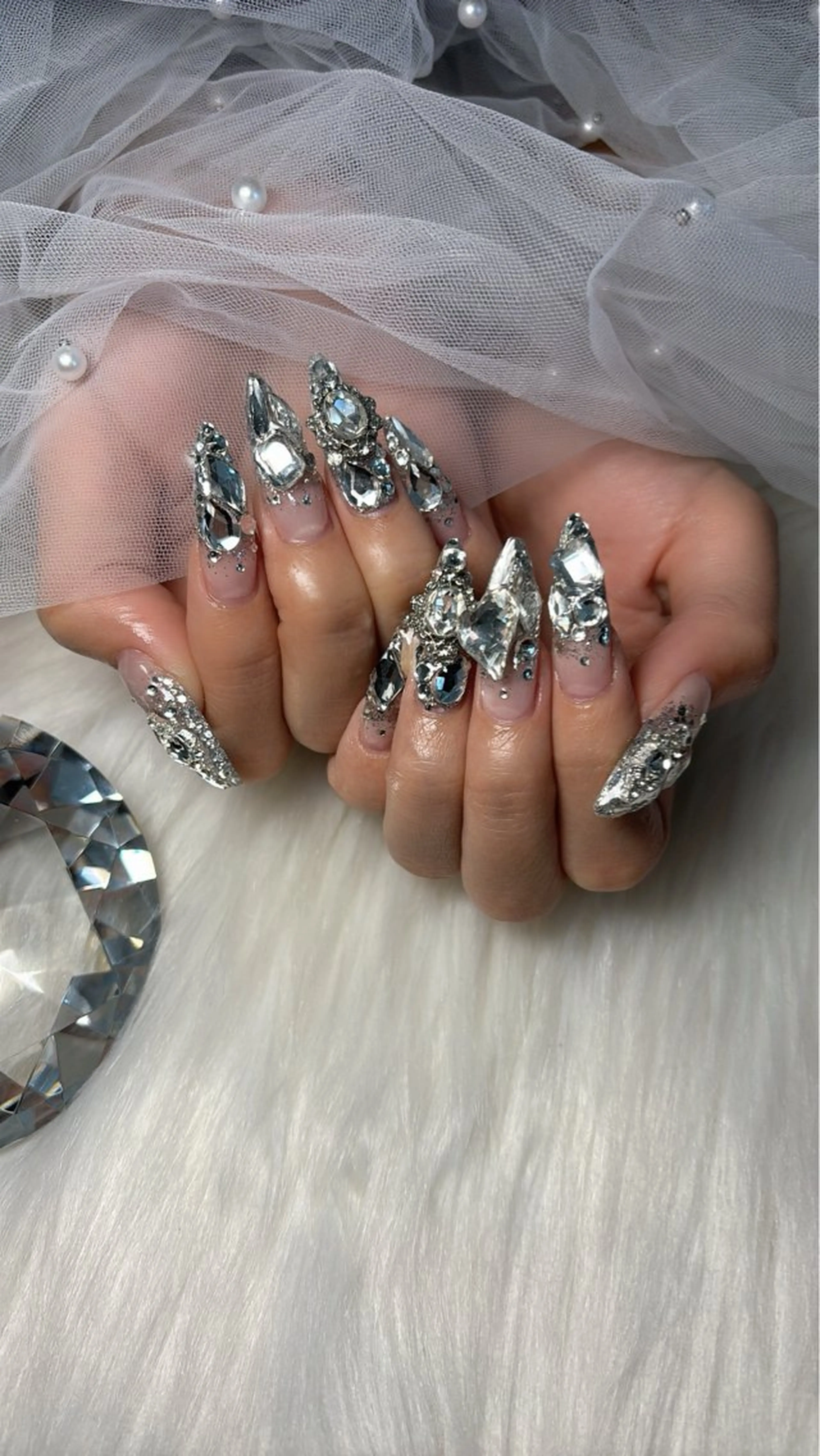 ネイル ロングネイル ハンドネイル Kayo 💅のネイルデザイン