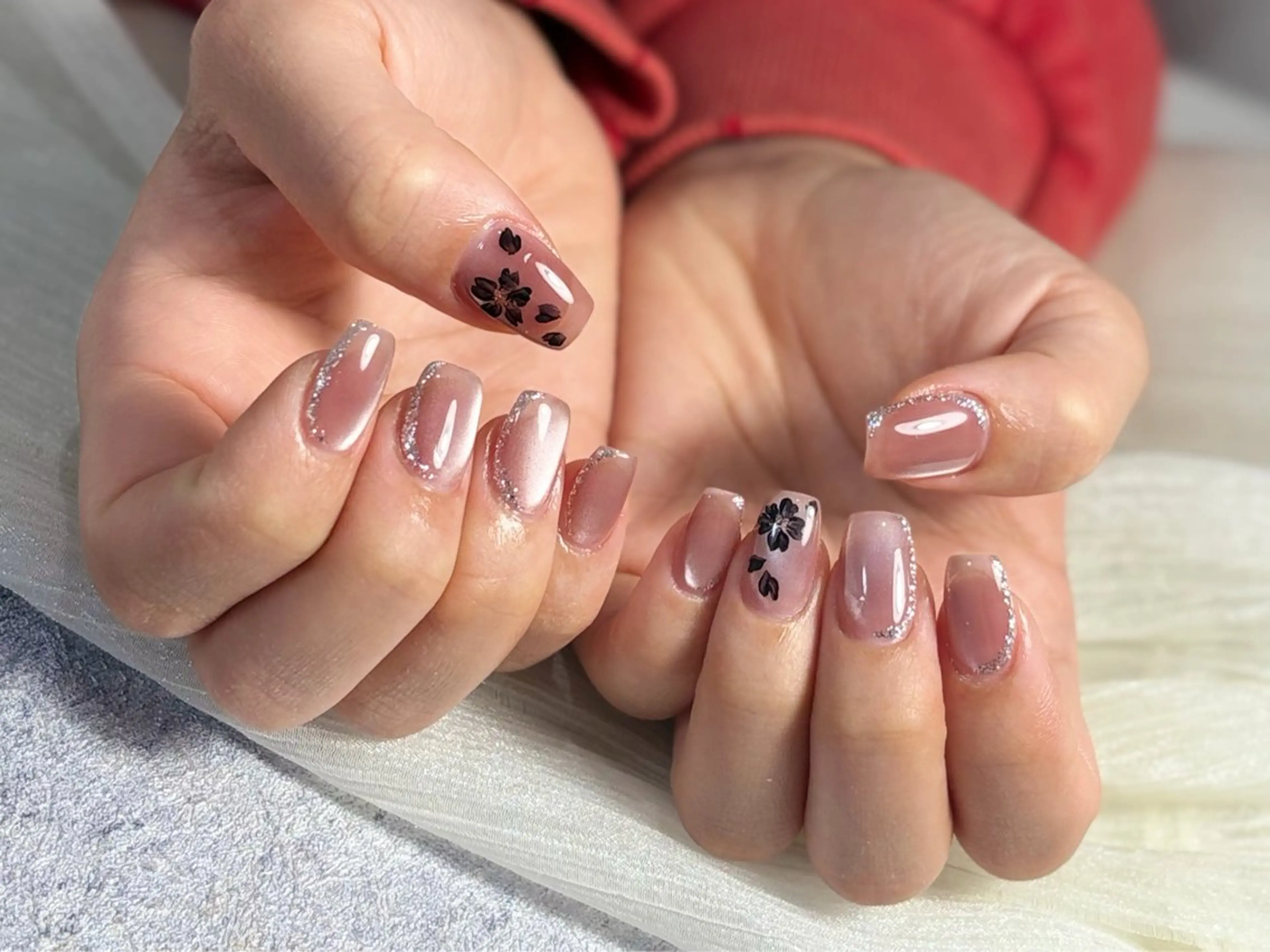 ネイル 桜ネイル ハンドネイル RMS  nail miwakoのネイルデザイン