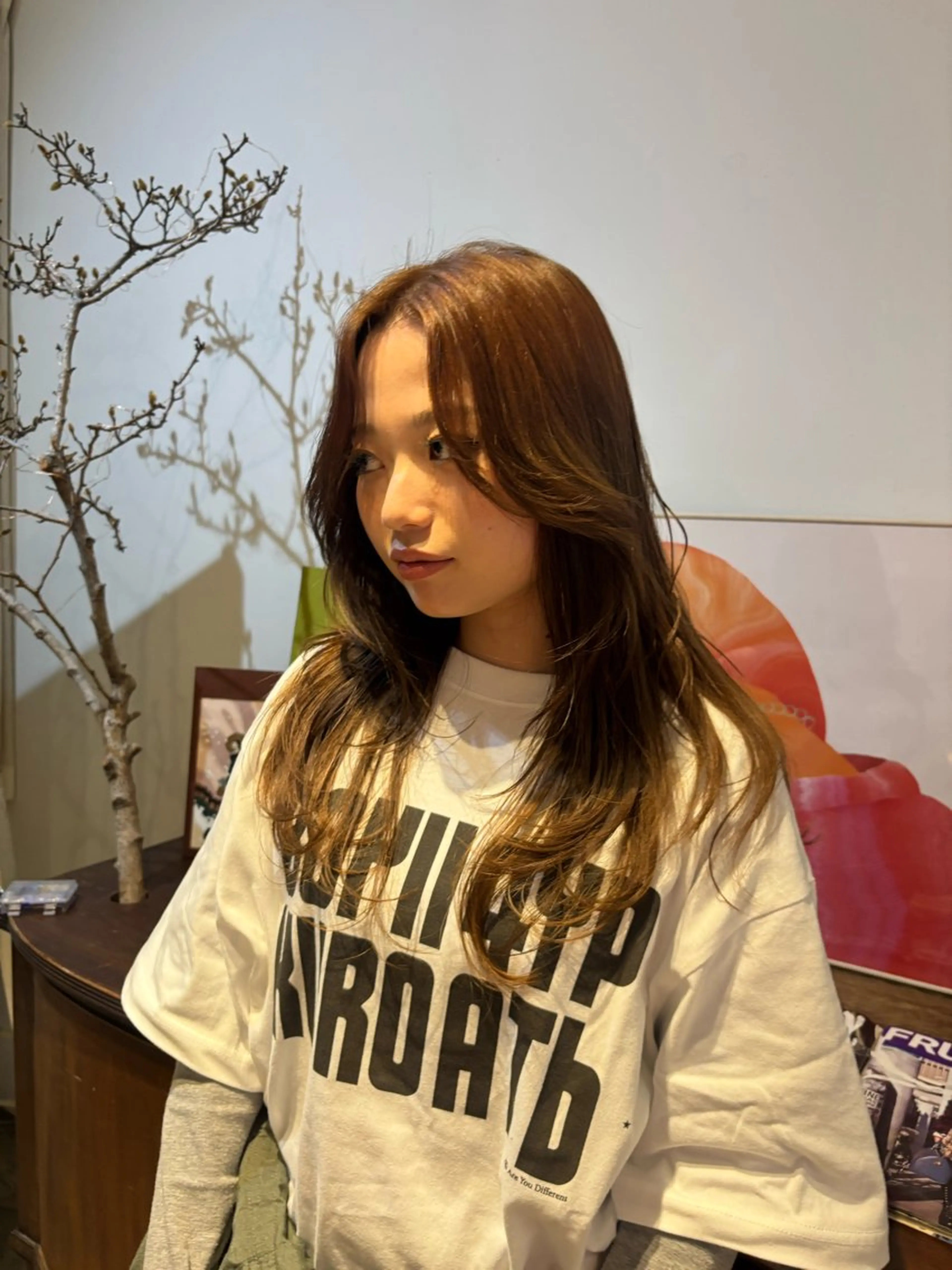 ロング レイヤーカット 池田 晴乃のヘアスタイル