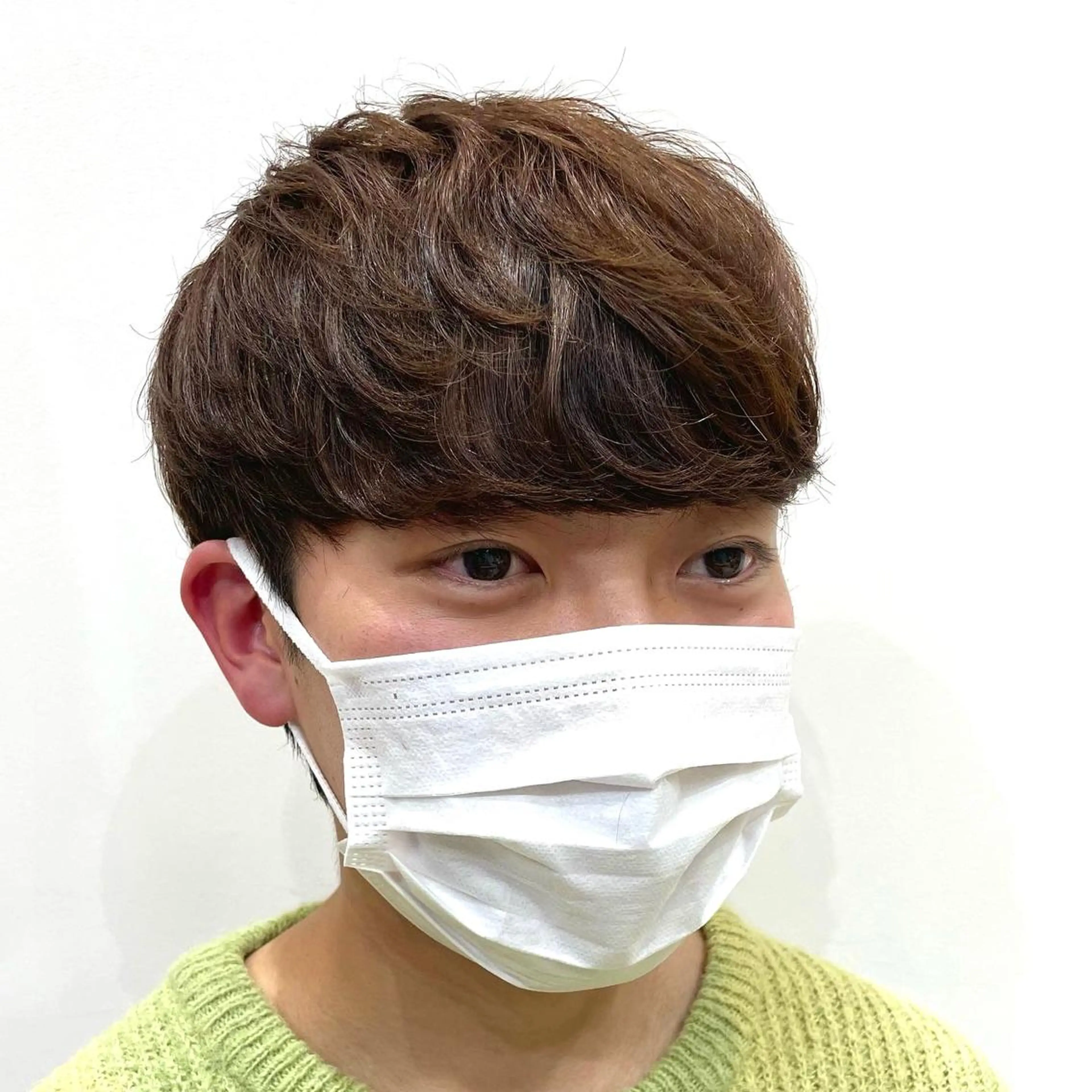 パーマ メンズ HINA🎀韓国ヘア エクステ/小顔カットのヘアスタイル