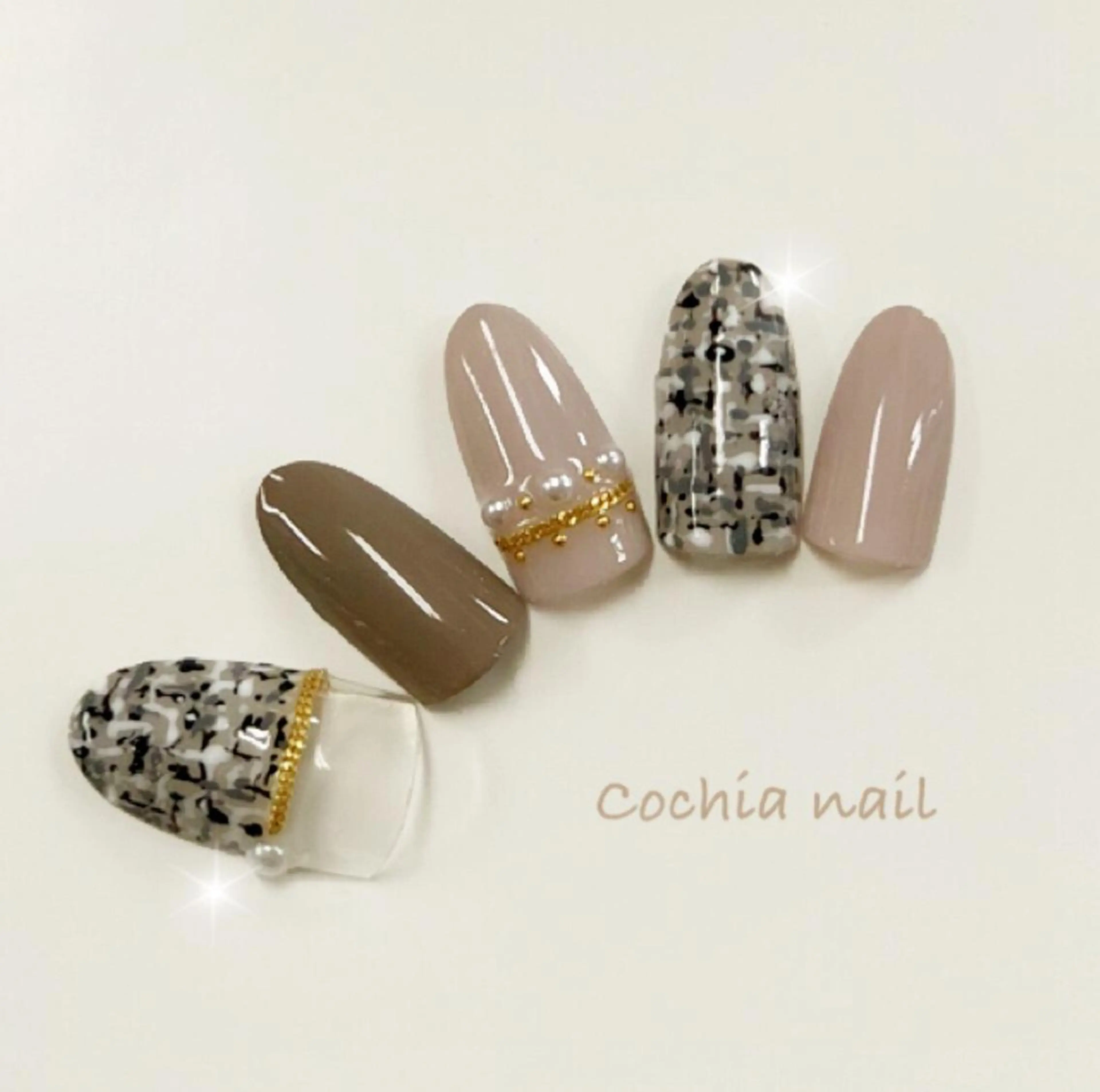 ネイル ハンドネイル ☆Cochia nail☆のネイルデザイン