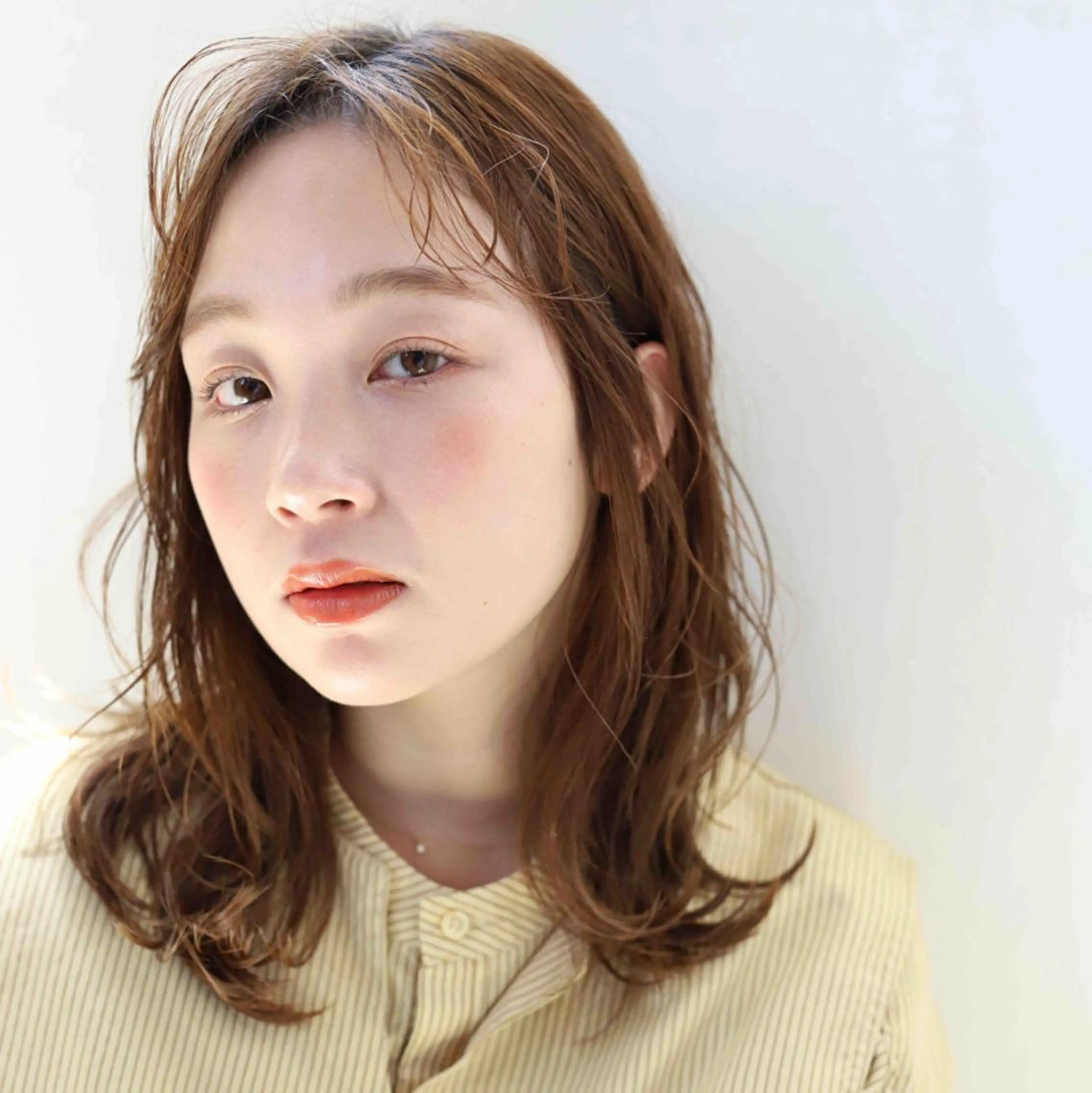 セミロング カラー ROW 札幌のヘアスタイル