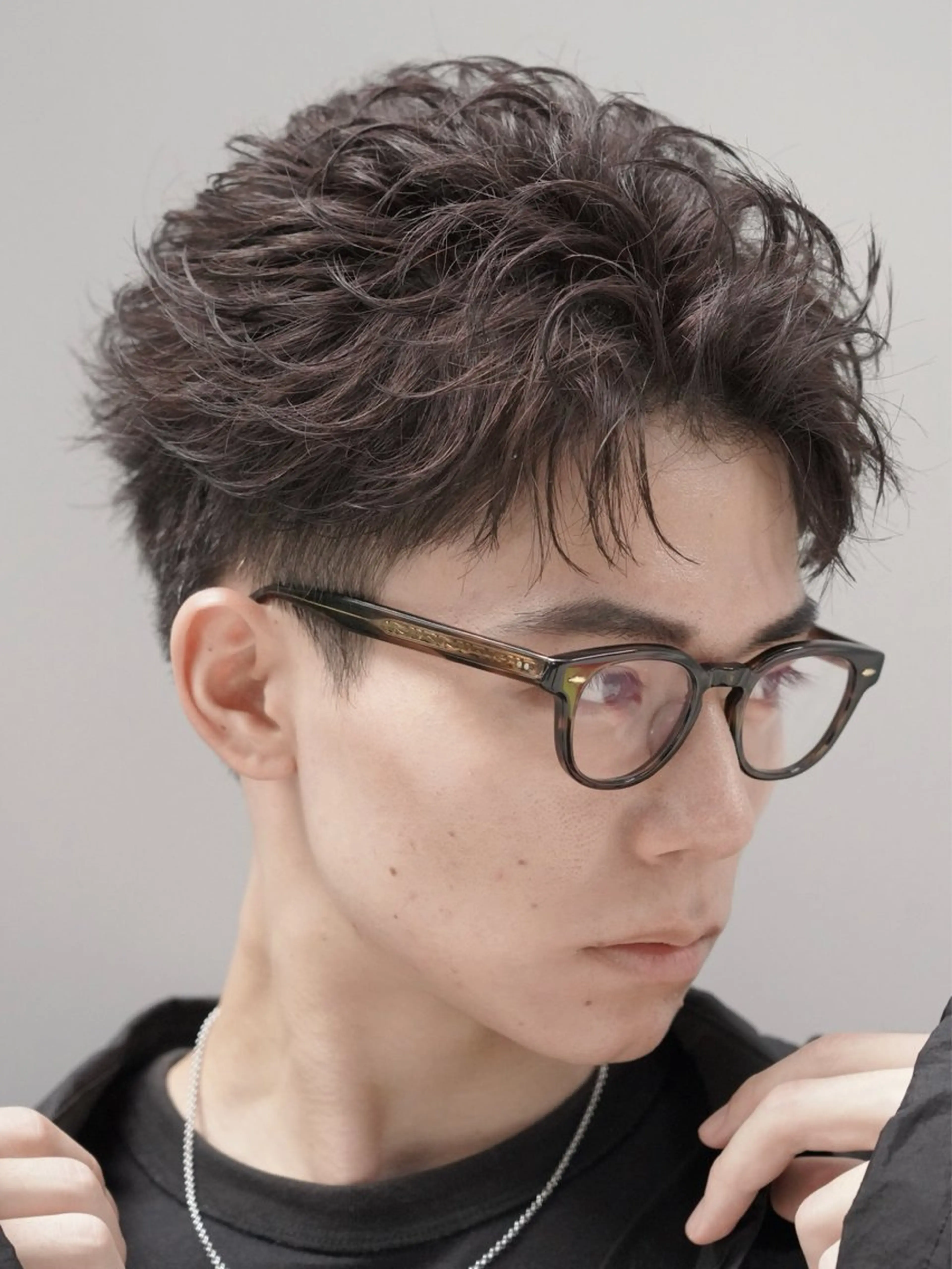 ショート パーマ メンズ カット パーマ 原宿/メンズパーマ 悠里のヘアスタイル