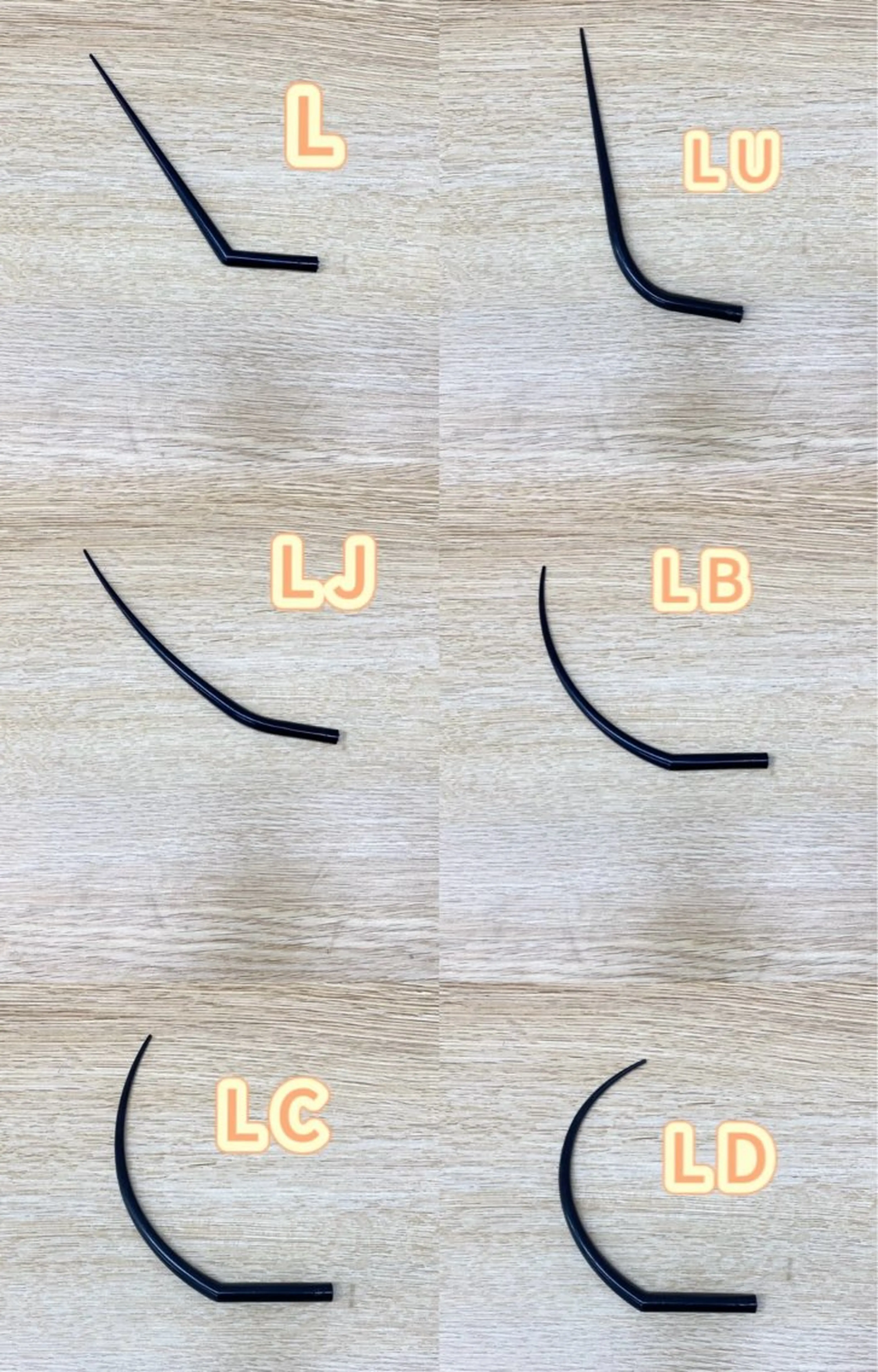 【パリエク風パッチリ目元】Lカールフラットラッシュ140本の写真