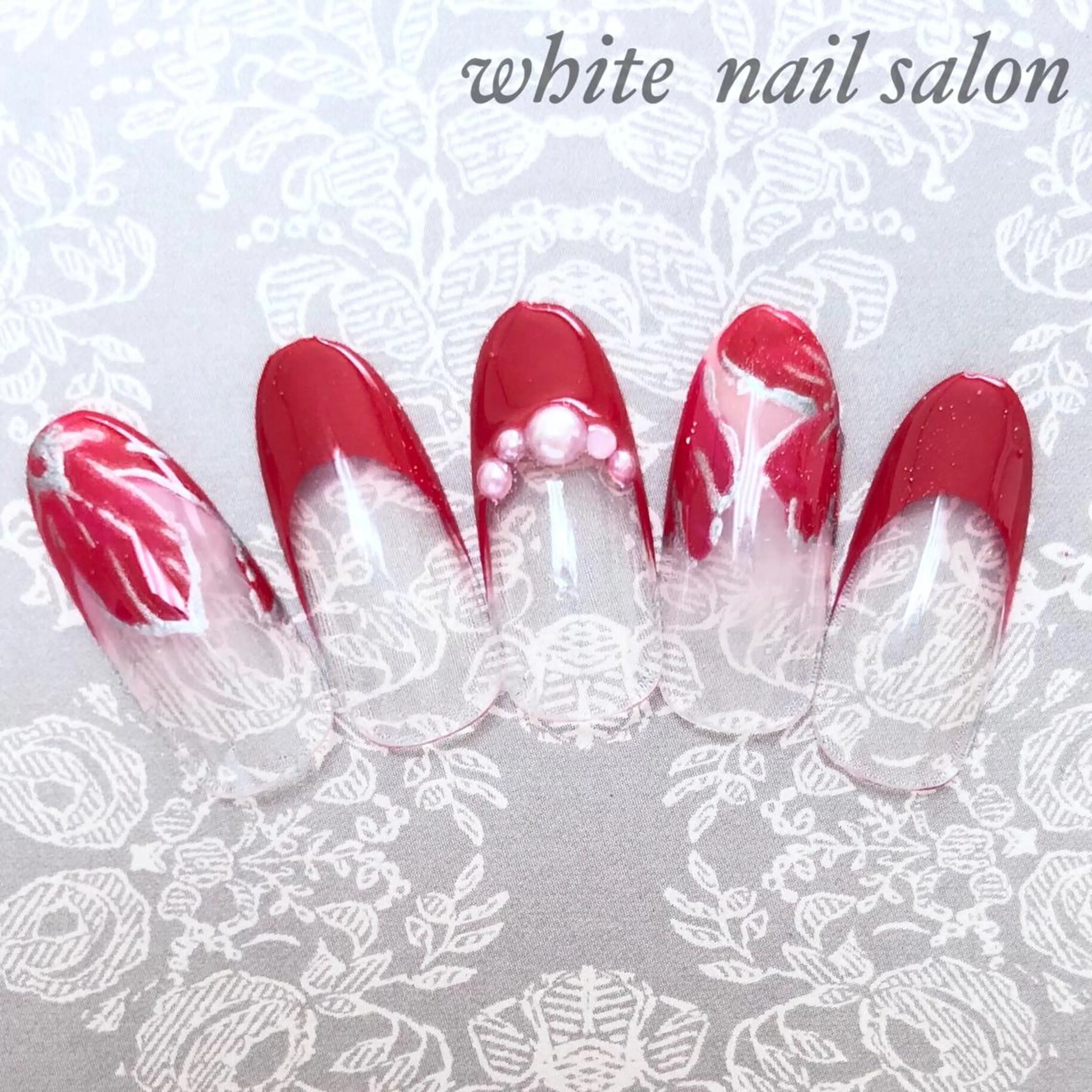 ネイル アートネイル フットネイル フレンチネイル ジェルネイル オフィスネイル ハンドネイル white nail salonのネイルデザイン