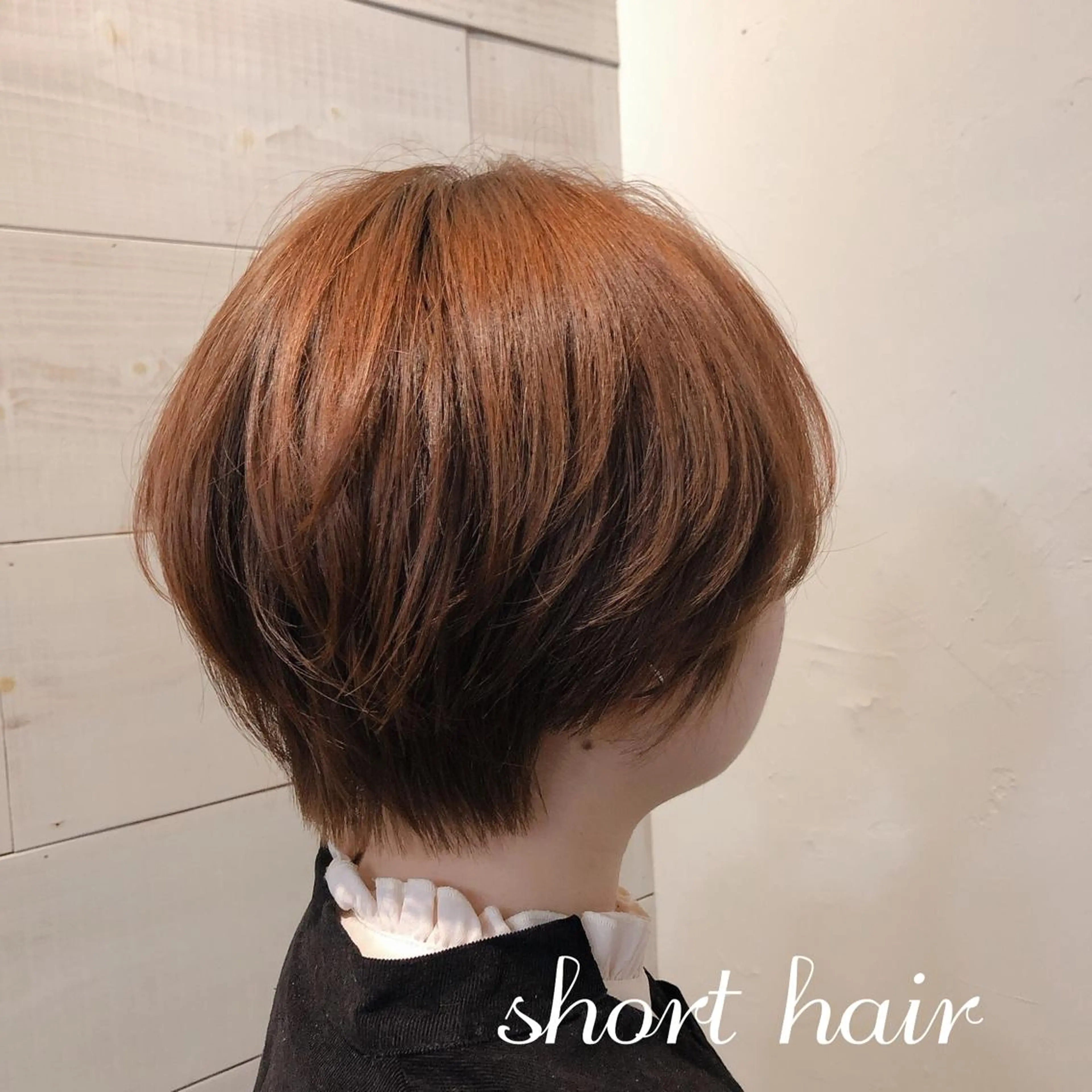 ショート カラー 透明感カラー REIのヘアスタイル