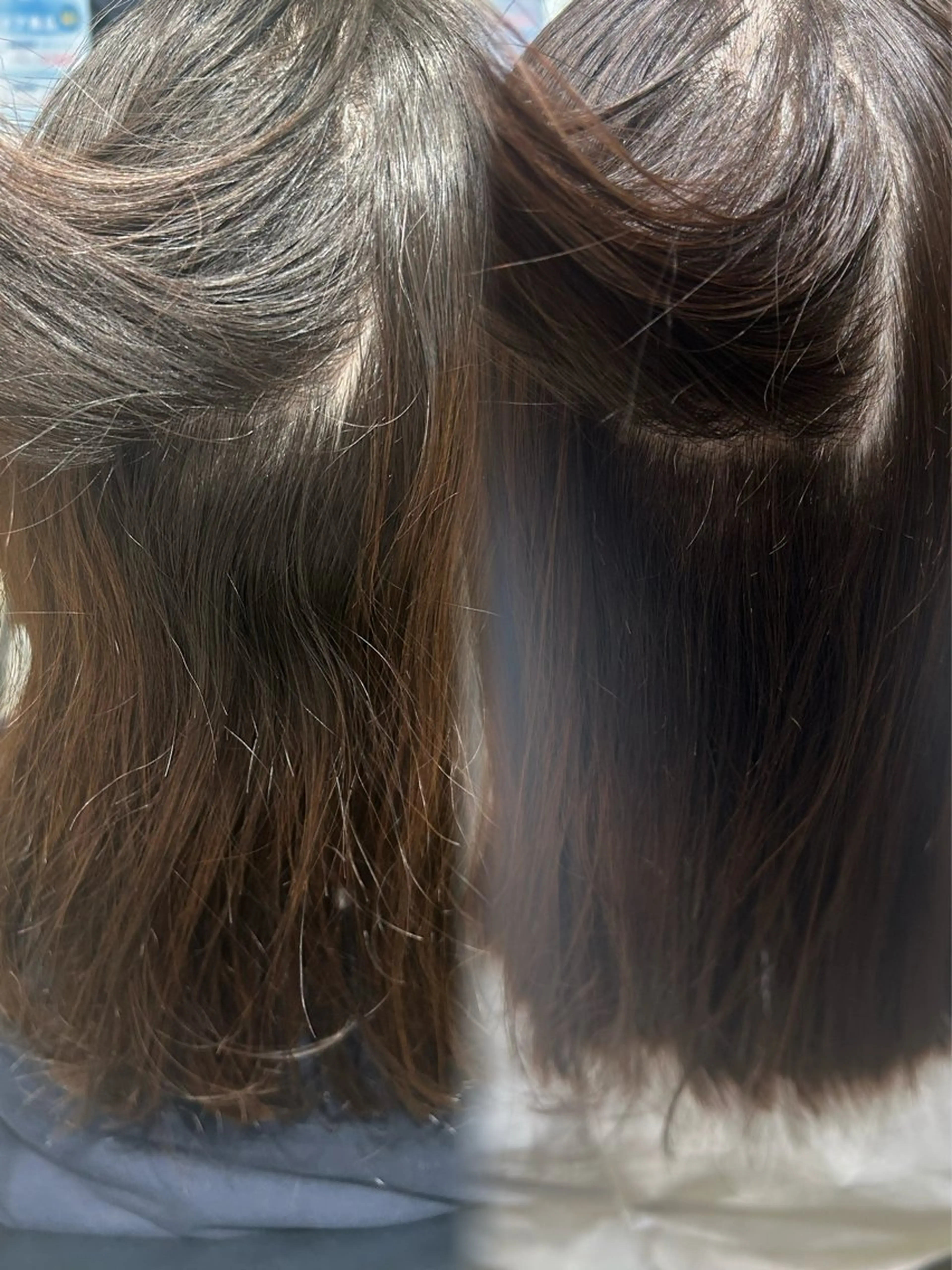 セミロング くせ毛 縮毛矯正 トリートメント 縮毛矯正 くろだ かなのヘアスタイル