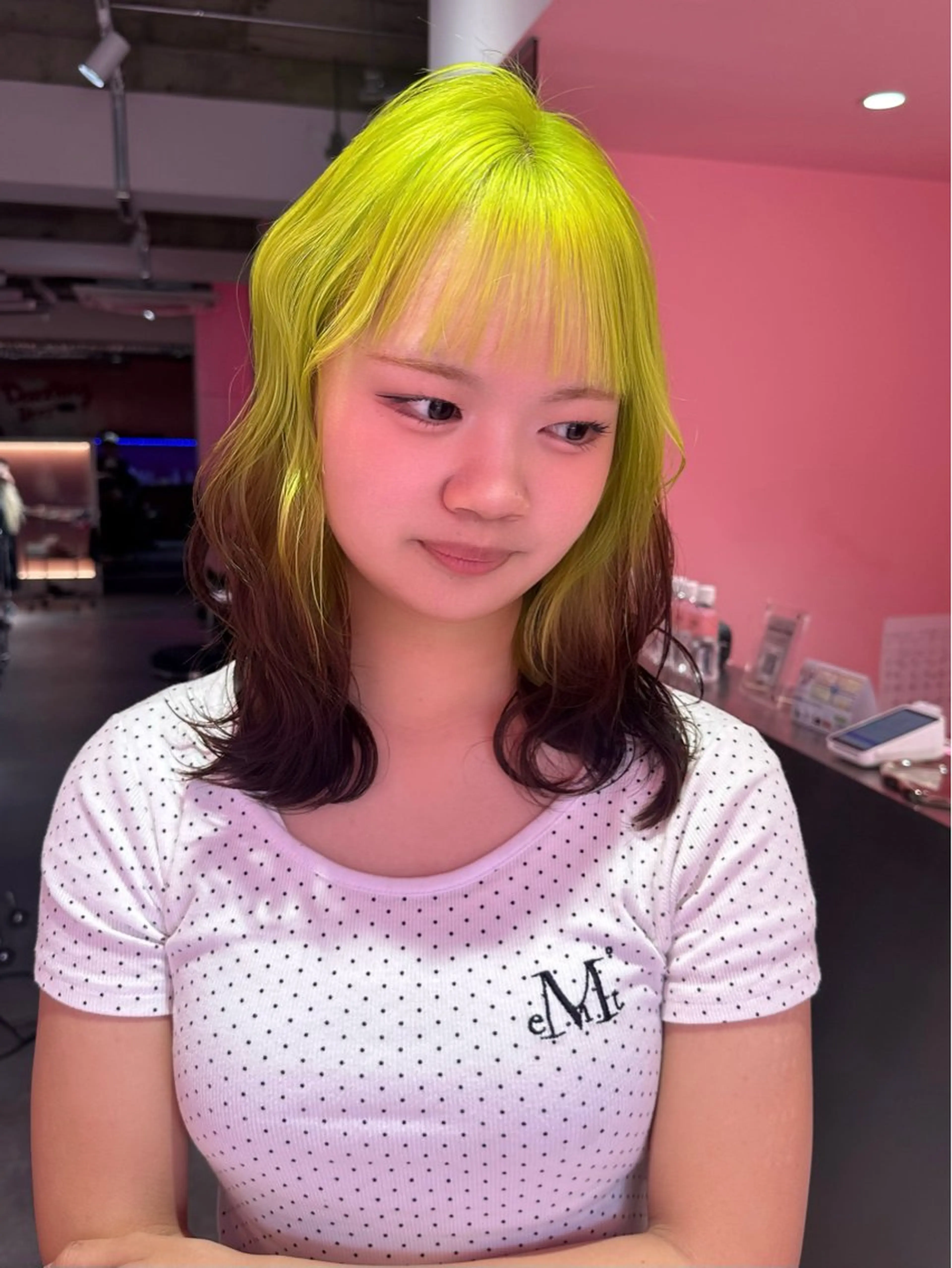 ミディアム ヘアカラー トリートメント ブリーチカラー /MAHIROのヘアスタイル