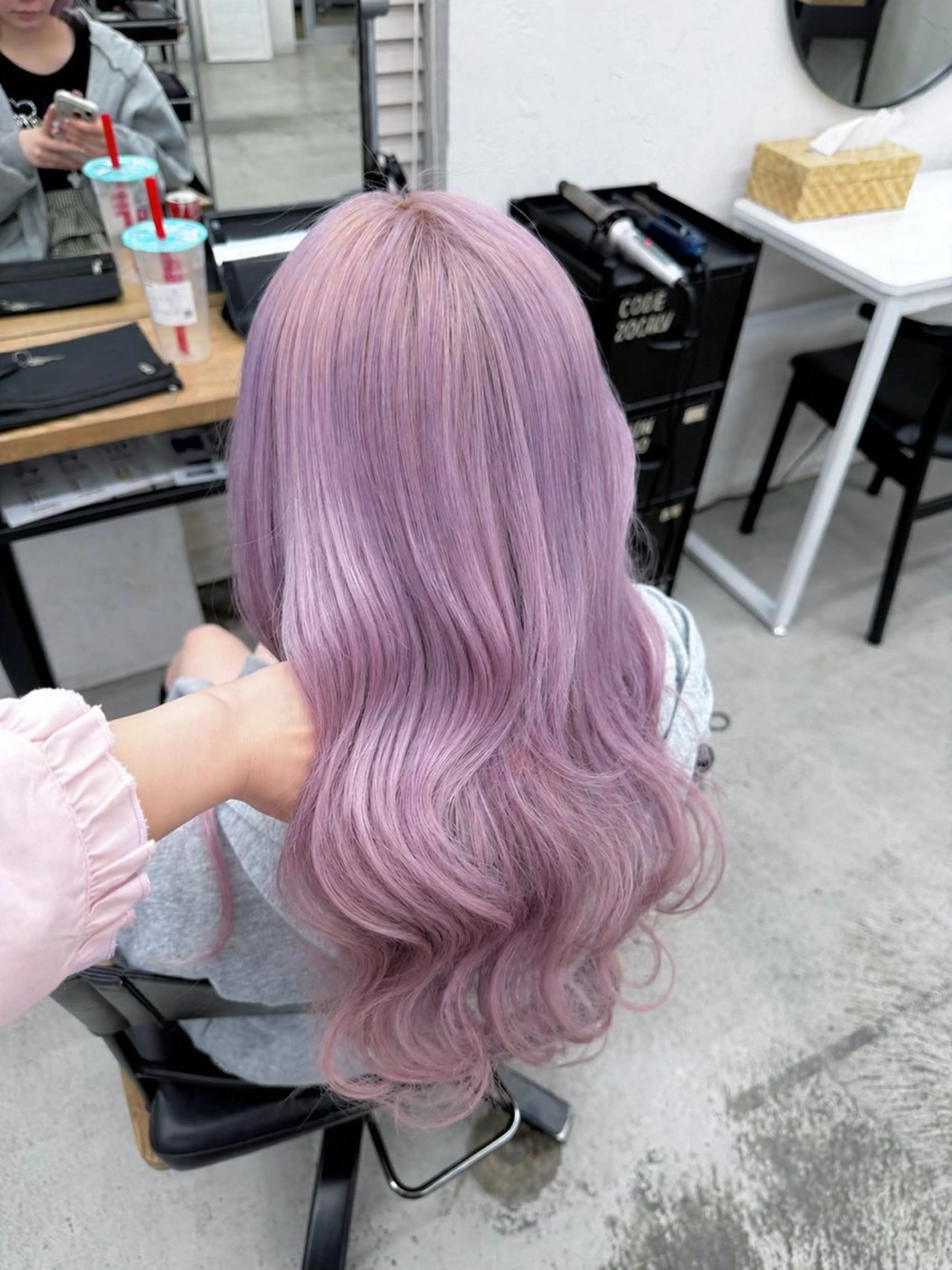 ロング 🎀 のえか/ハイ トーン/ピンク🤍のヘアスタイル
