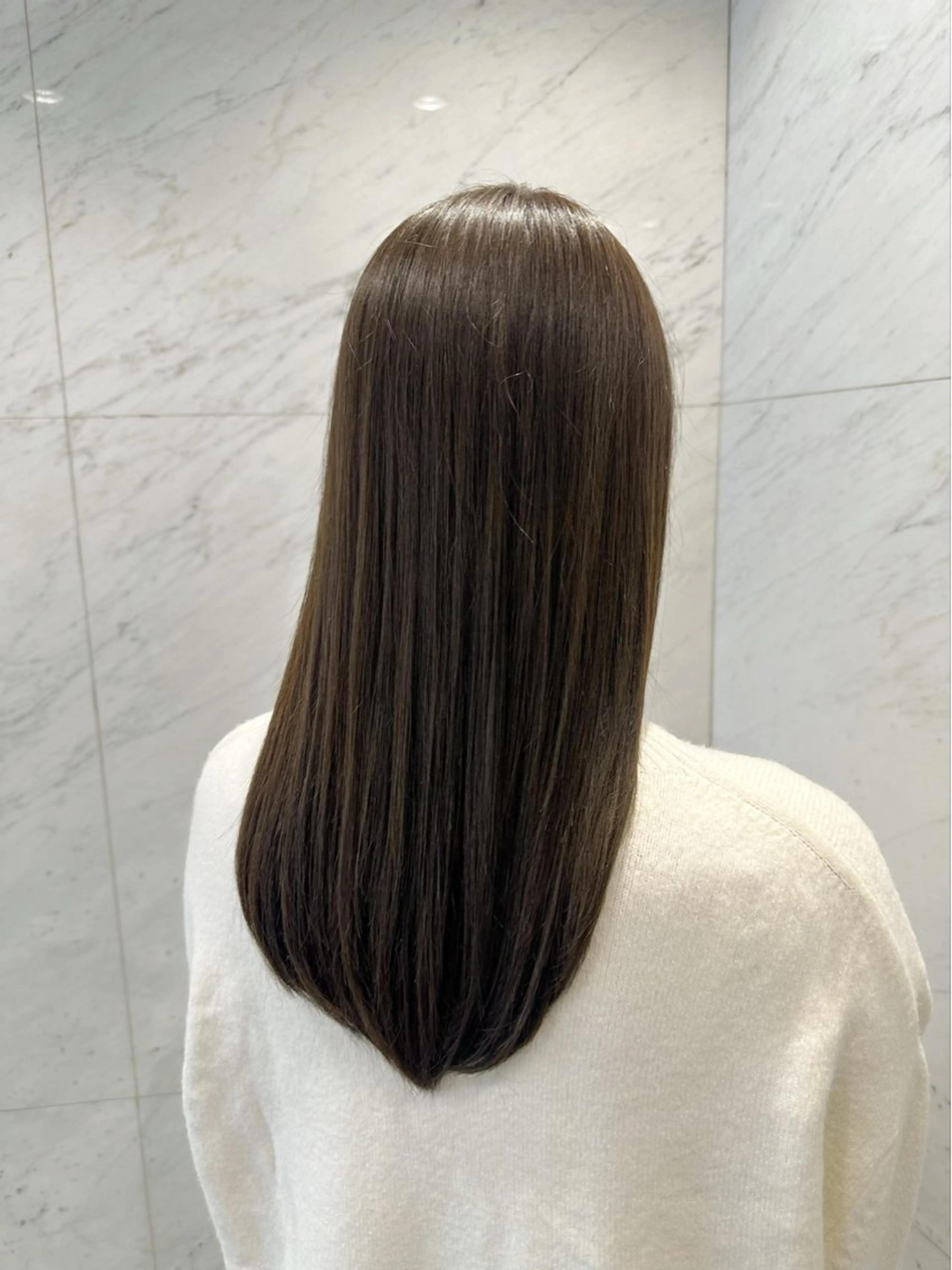 ロング カラー ヘアカラー トリートメント 古田 昂也のヘアスタイル