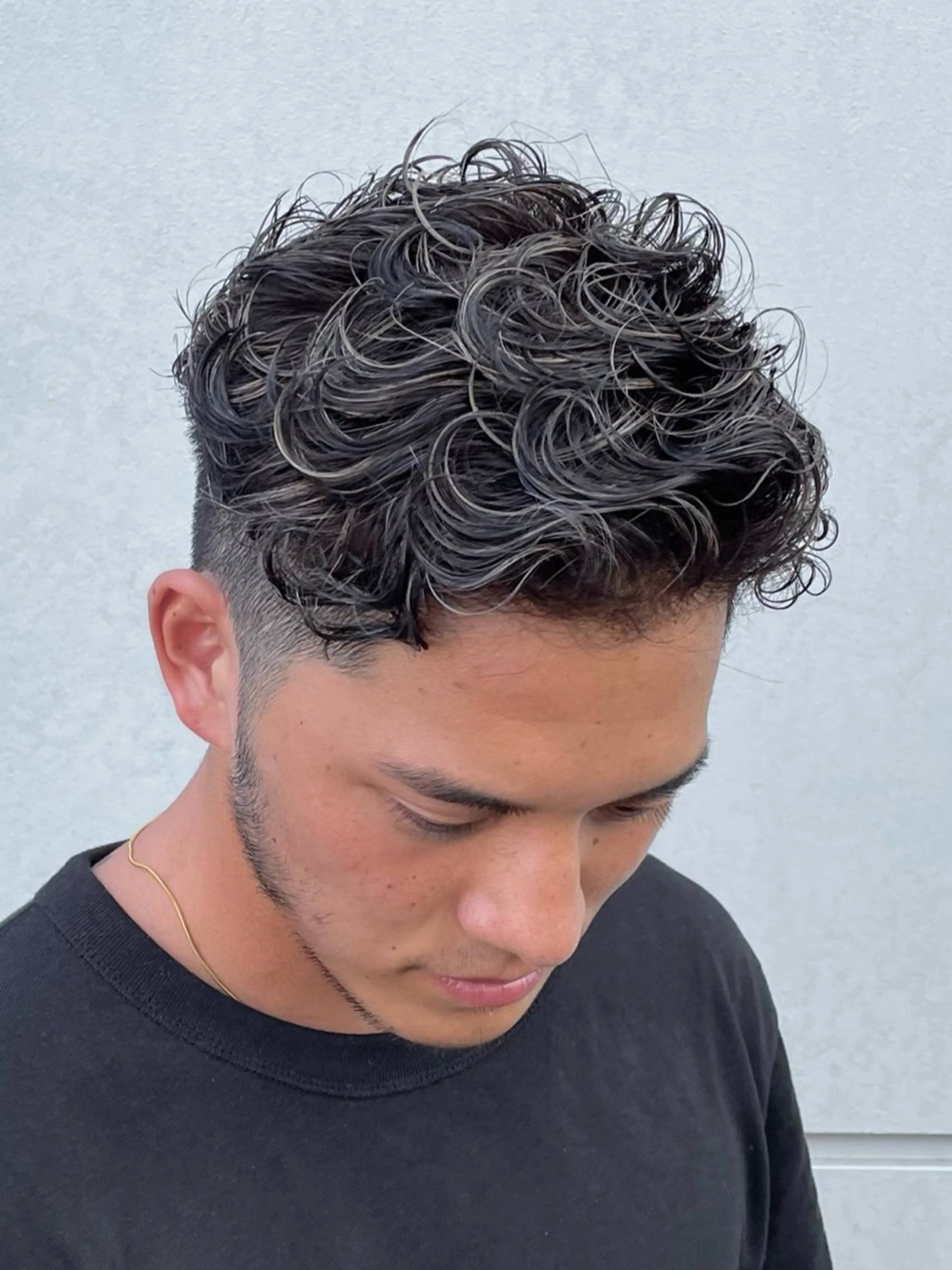 ショート パーマ メンズ 刈り上げ カット パーマ 【fifth】 武井音和のヘアスタイル