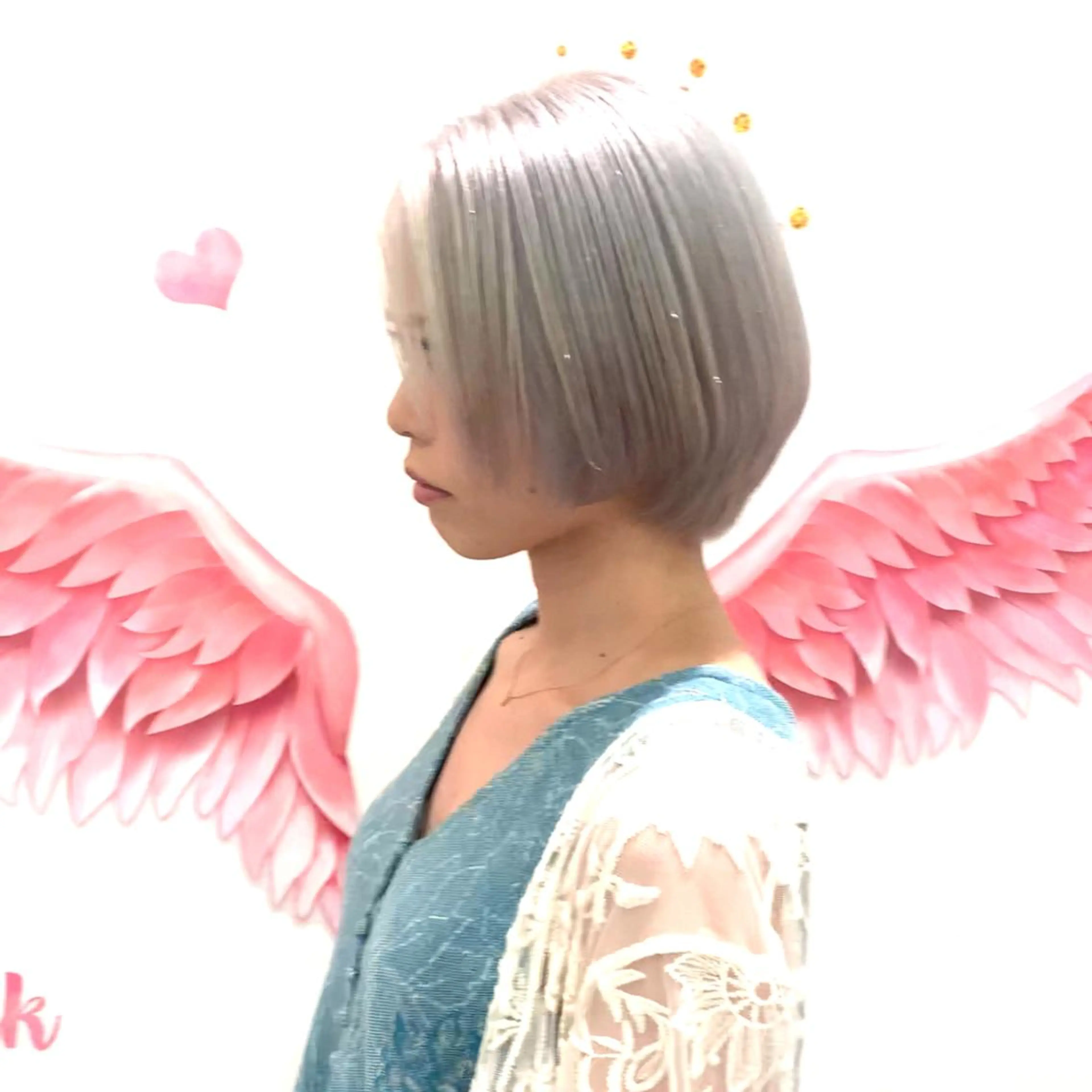 💛最高のハイトーンカラー🧡Wブリーチ+ホワイトカラー💜の写真