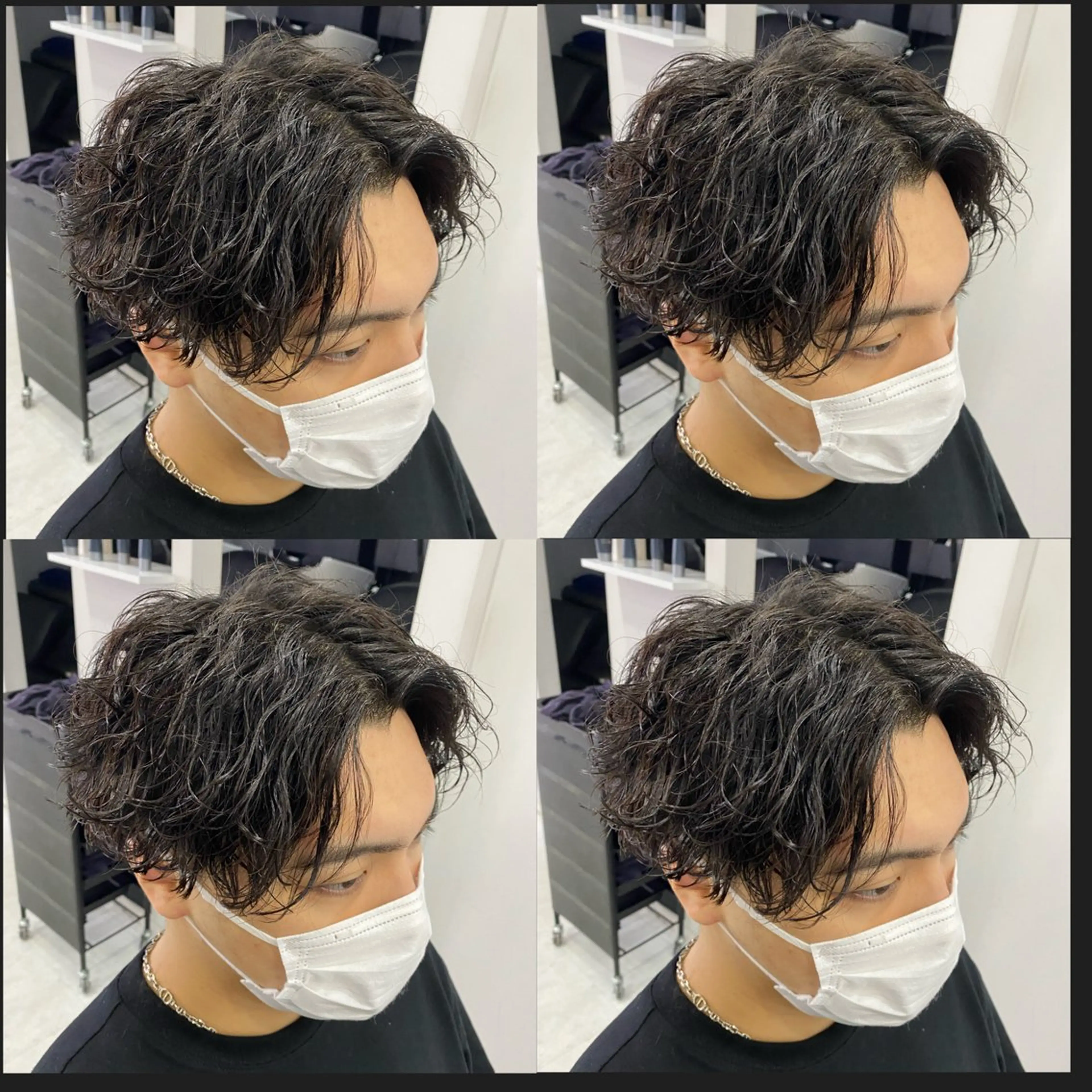 ショート 🔥メンズパーマ 特化 渡辺一翔のヘアスタイル