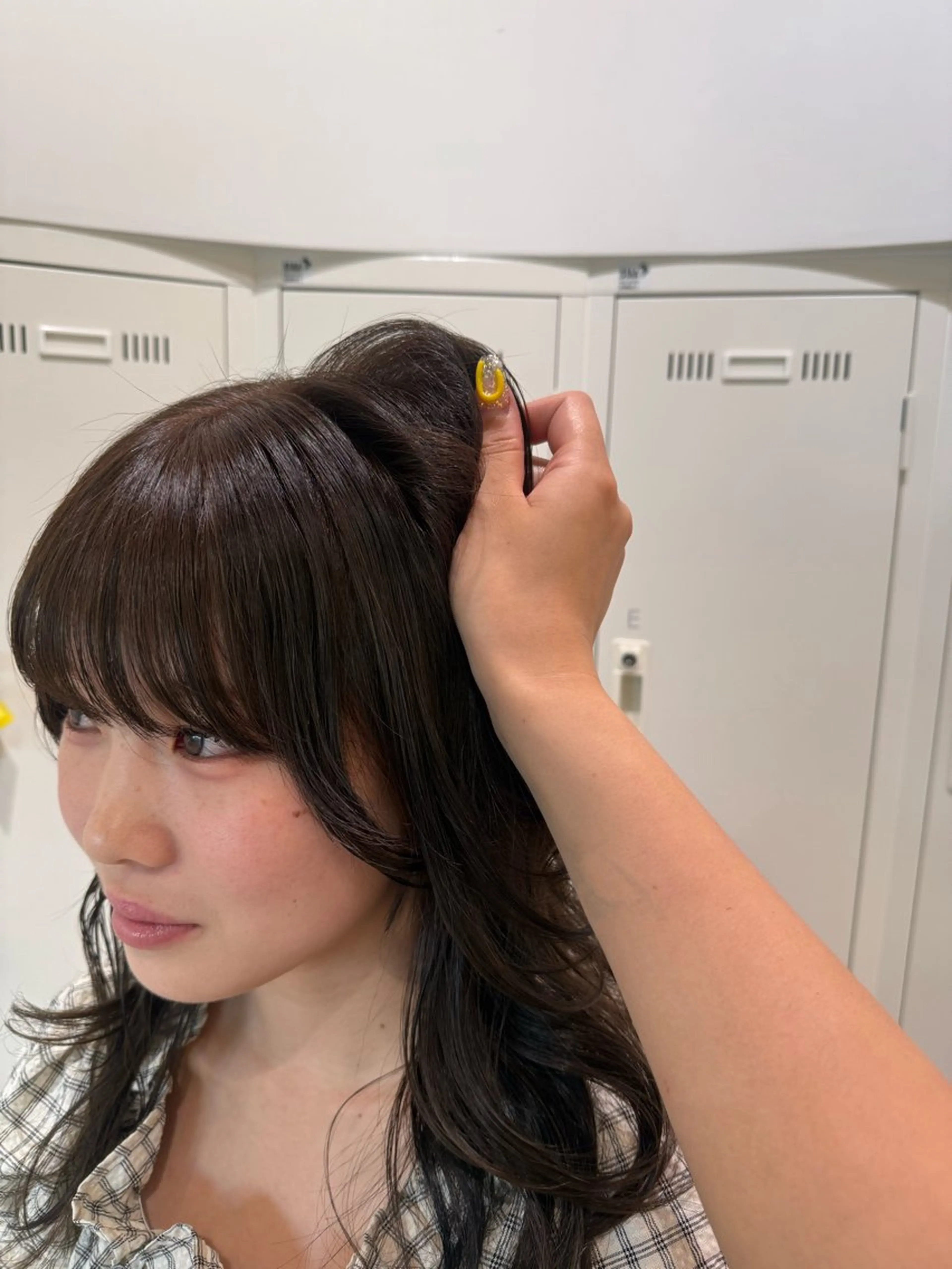 セミロング カラー ヘアカラー 艶髪/ハイトーン ️🫧rino🫧のヘアスタイル