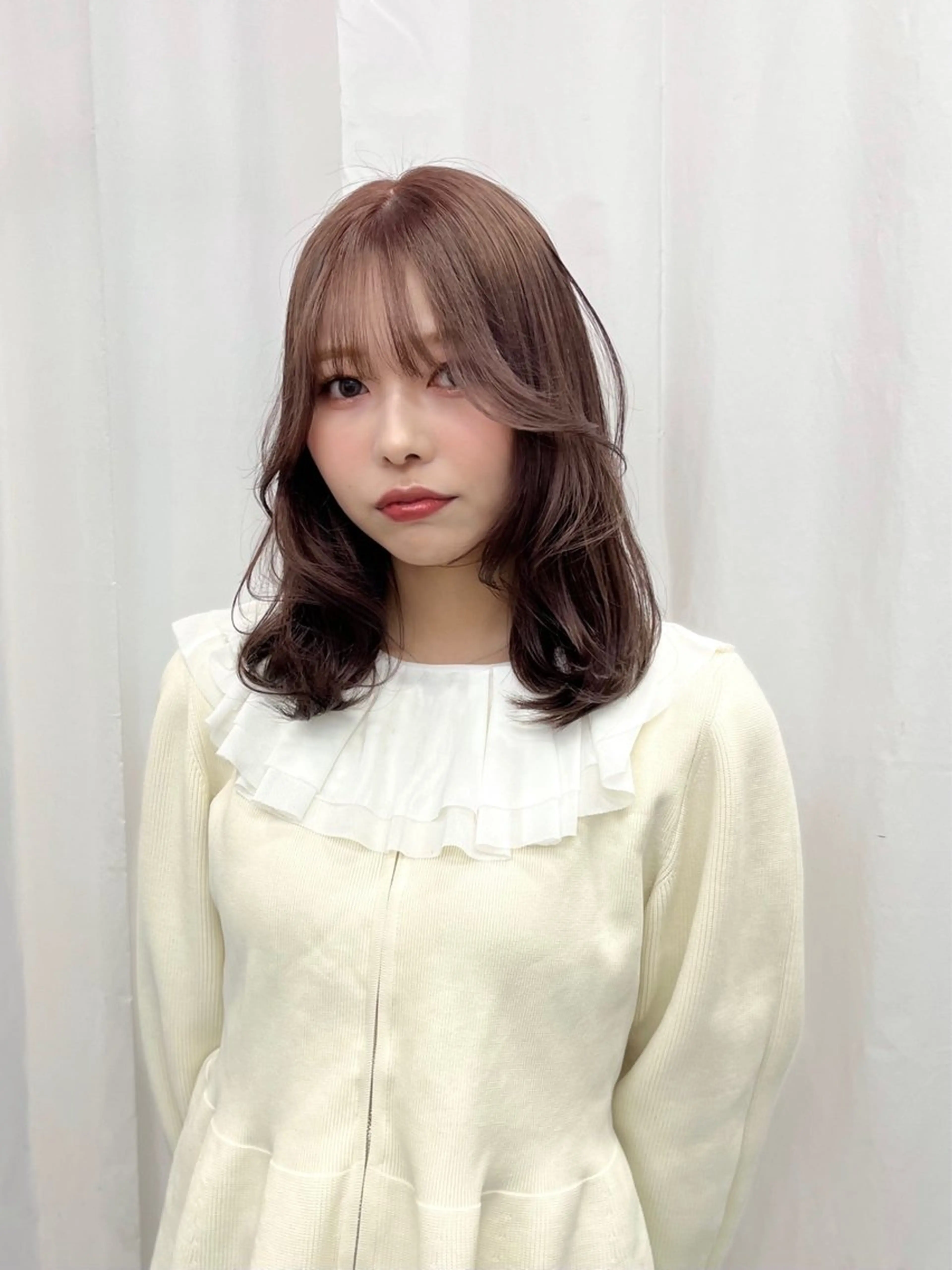 ミディアム カラー カット ヘアカラー 🎀taro ブリーチなしカラーのヘアスタイル