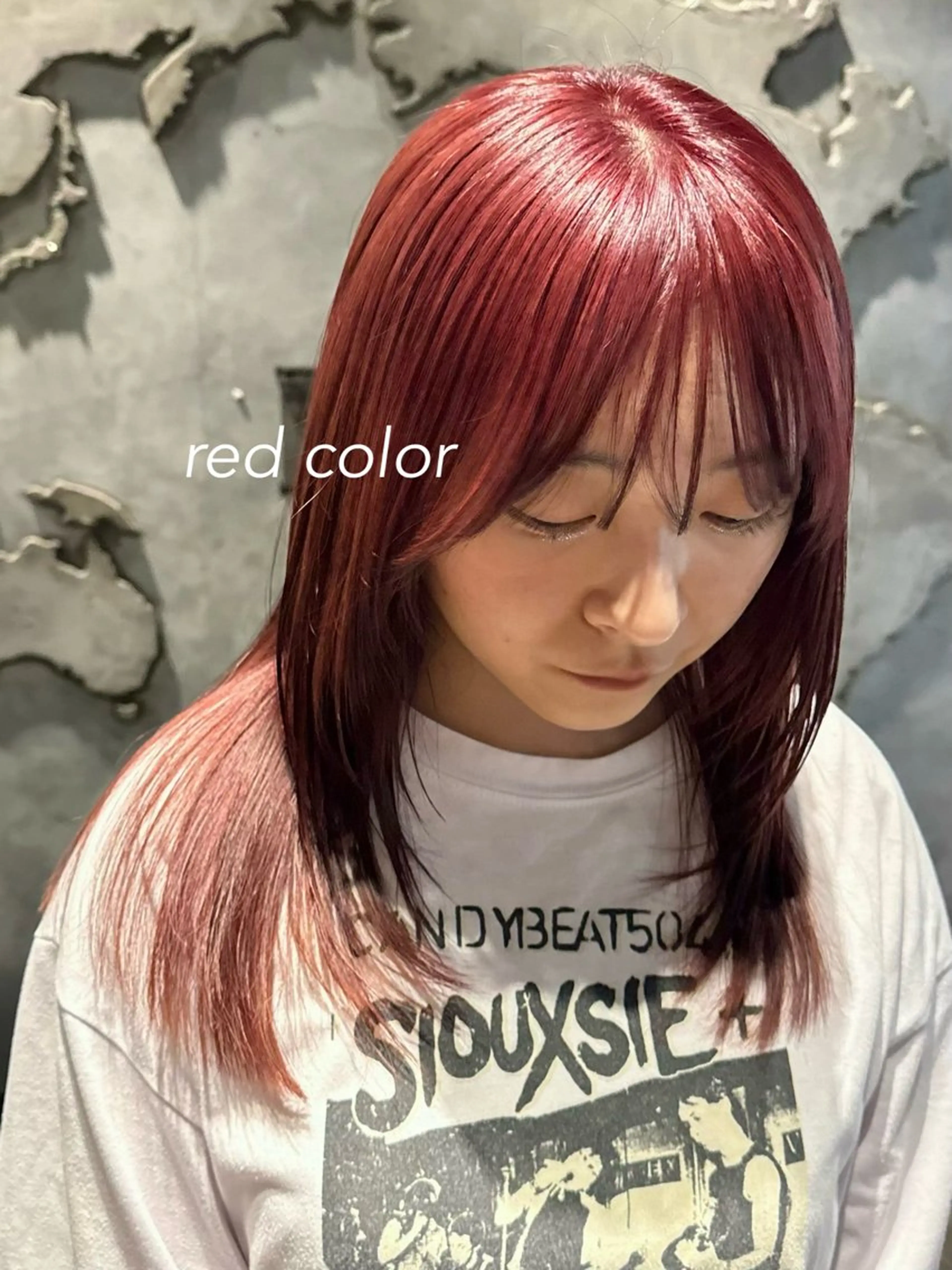 ミディアム カラー ヘアアレンジ ブリーチ ダブルカラー ブリーチなしカラー ボブ 顔周りカット×透明感 カラー💫AINAのヘアスタイル