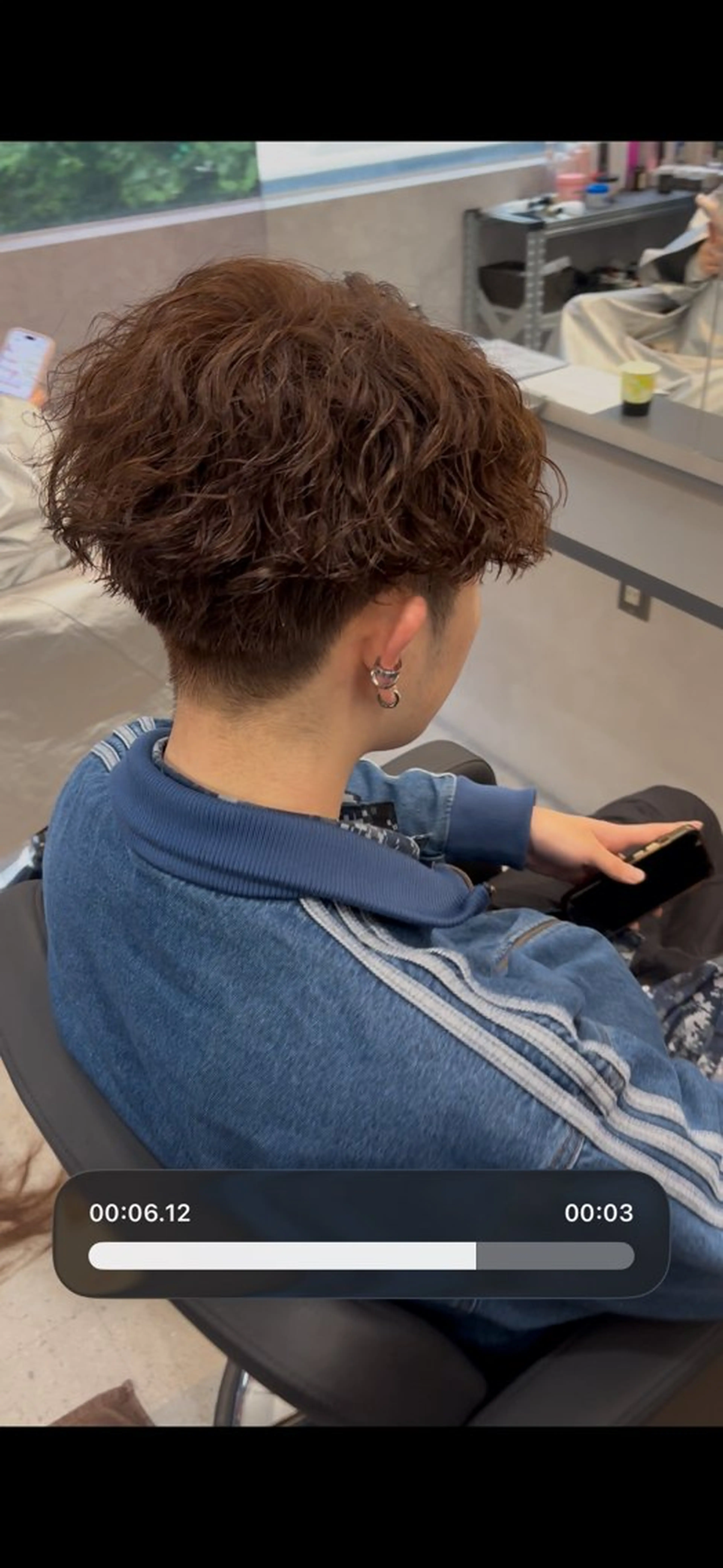 カラー メンズ メンズパーマ ブラウンカラー ヘアカラー REO ／フルカラーのヘアスタイル