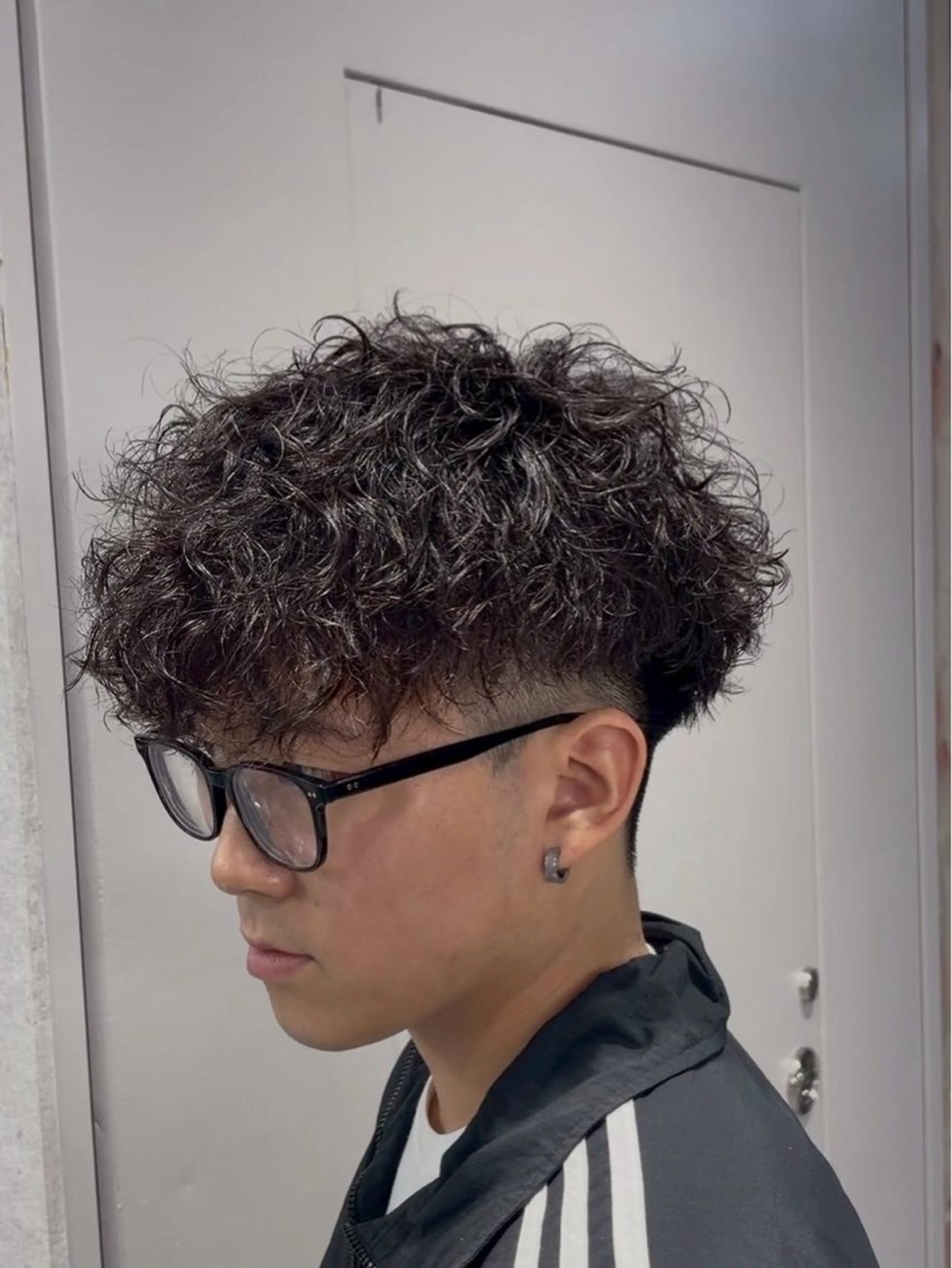 カラー パーマ メンズ 笹原 琴美のヘアスタイル