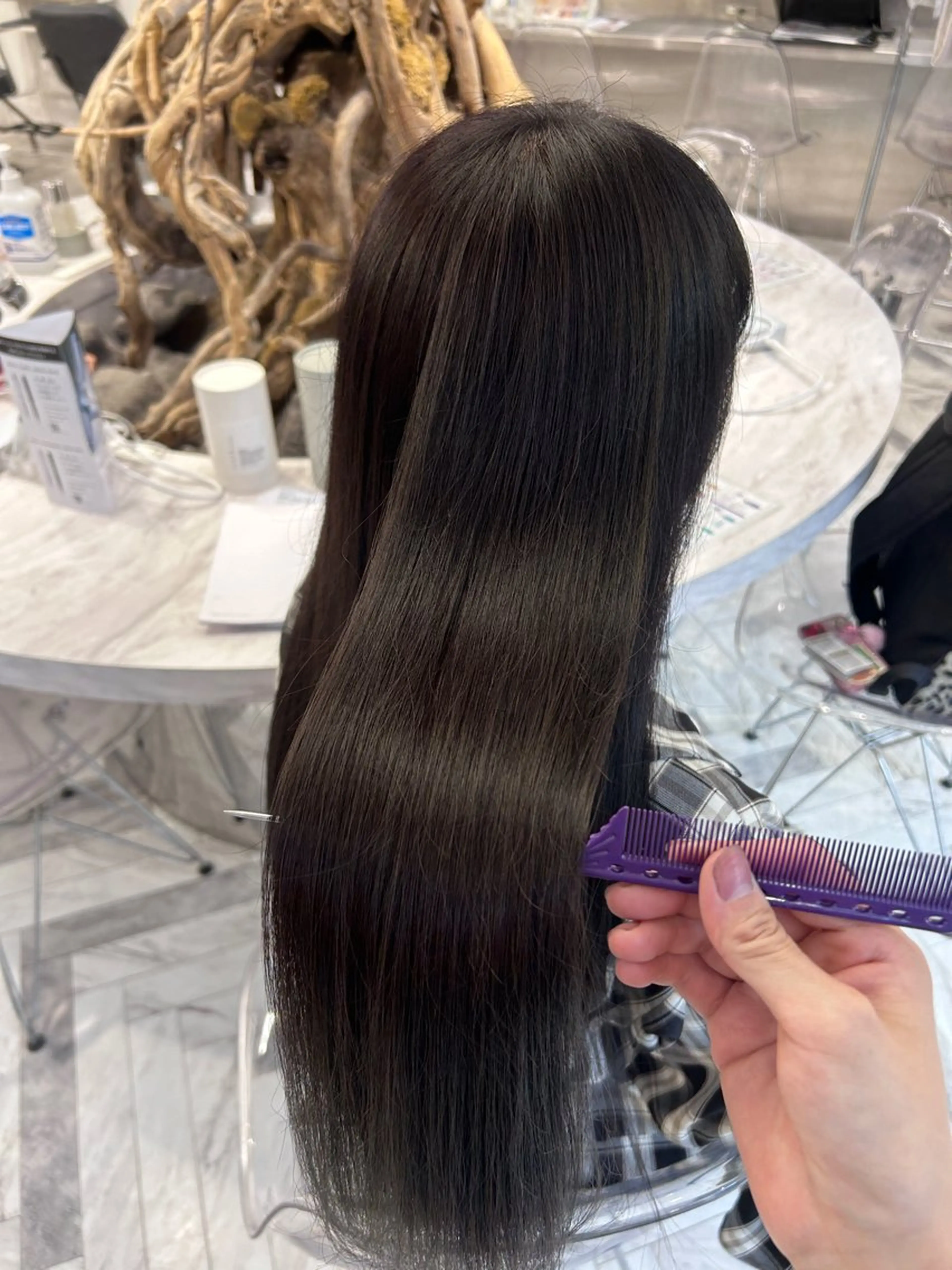 ロング カラー ヘアカラー 透明感ツヤカラー/ アイリスト/ゆきなのマツエク・マツパデザイン