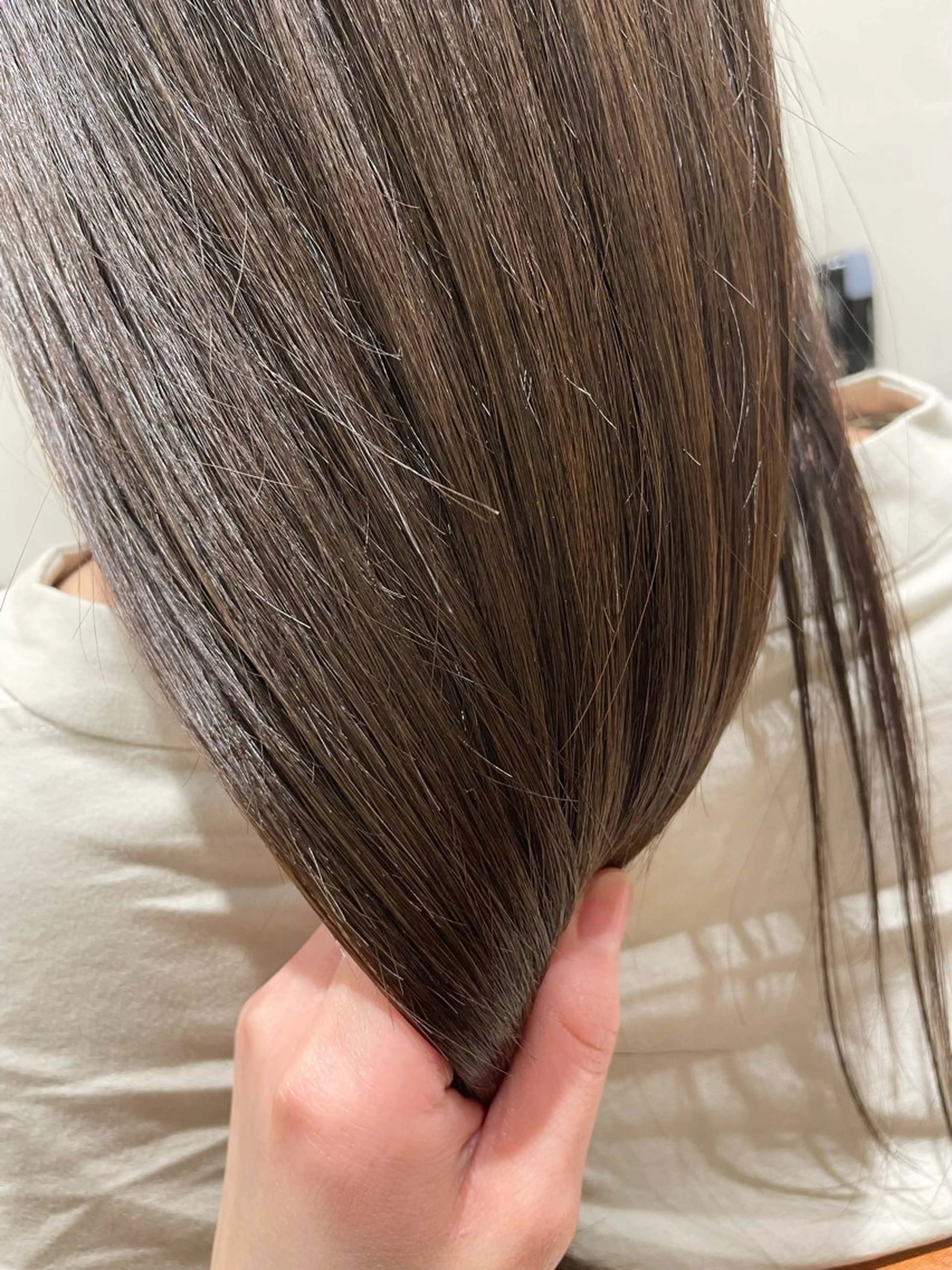 セミロング カラー ヘアカラー トリートメント 暖色/ベージュ/ メンズ/鈴木彩のヘアスタイル