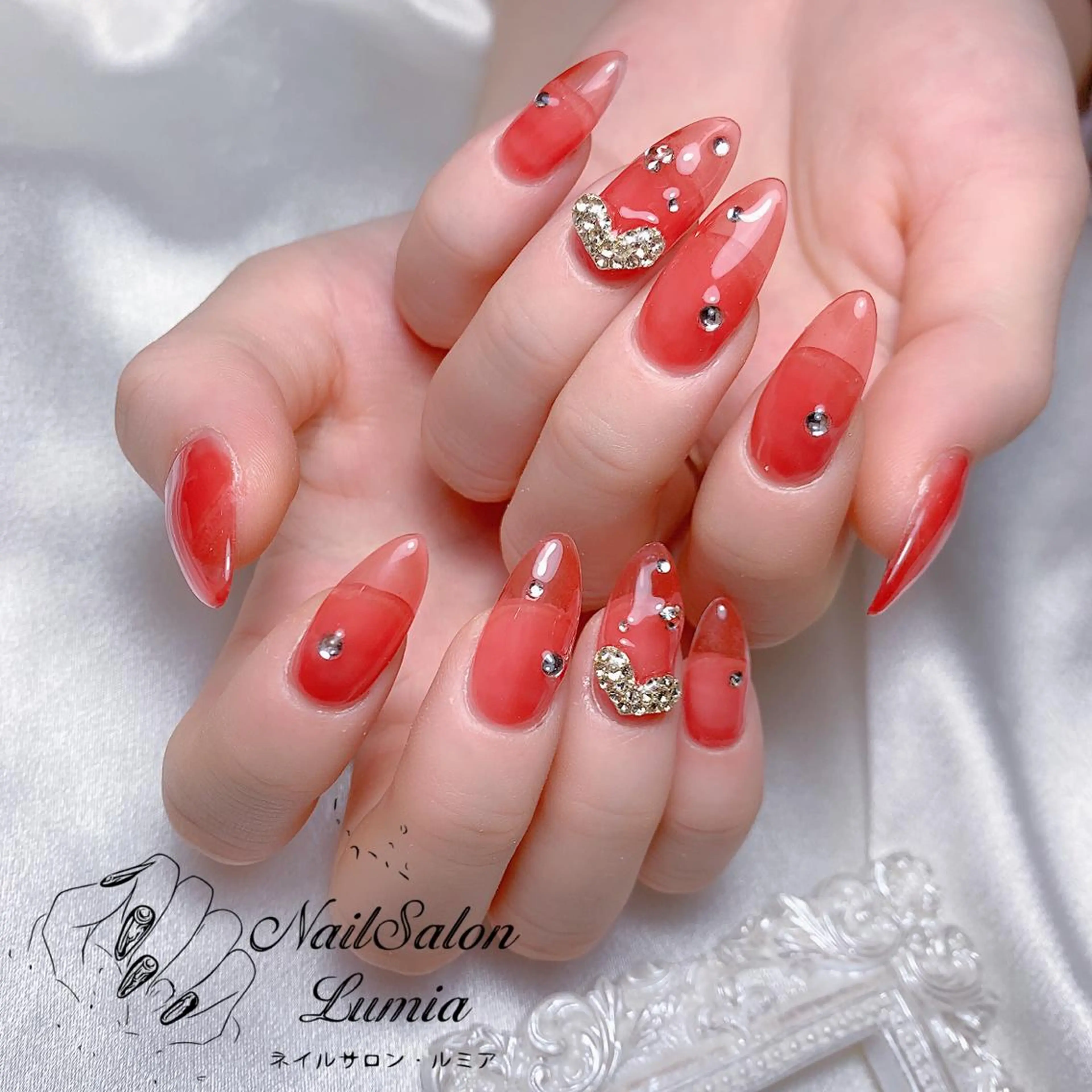 ネイル ハンドネイル ネイルサロン ルミア Lumia 店長のネイルデザイン