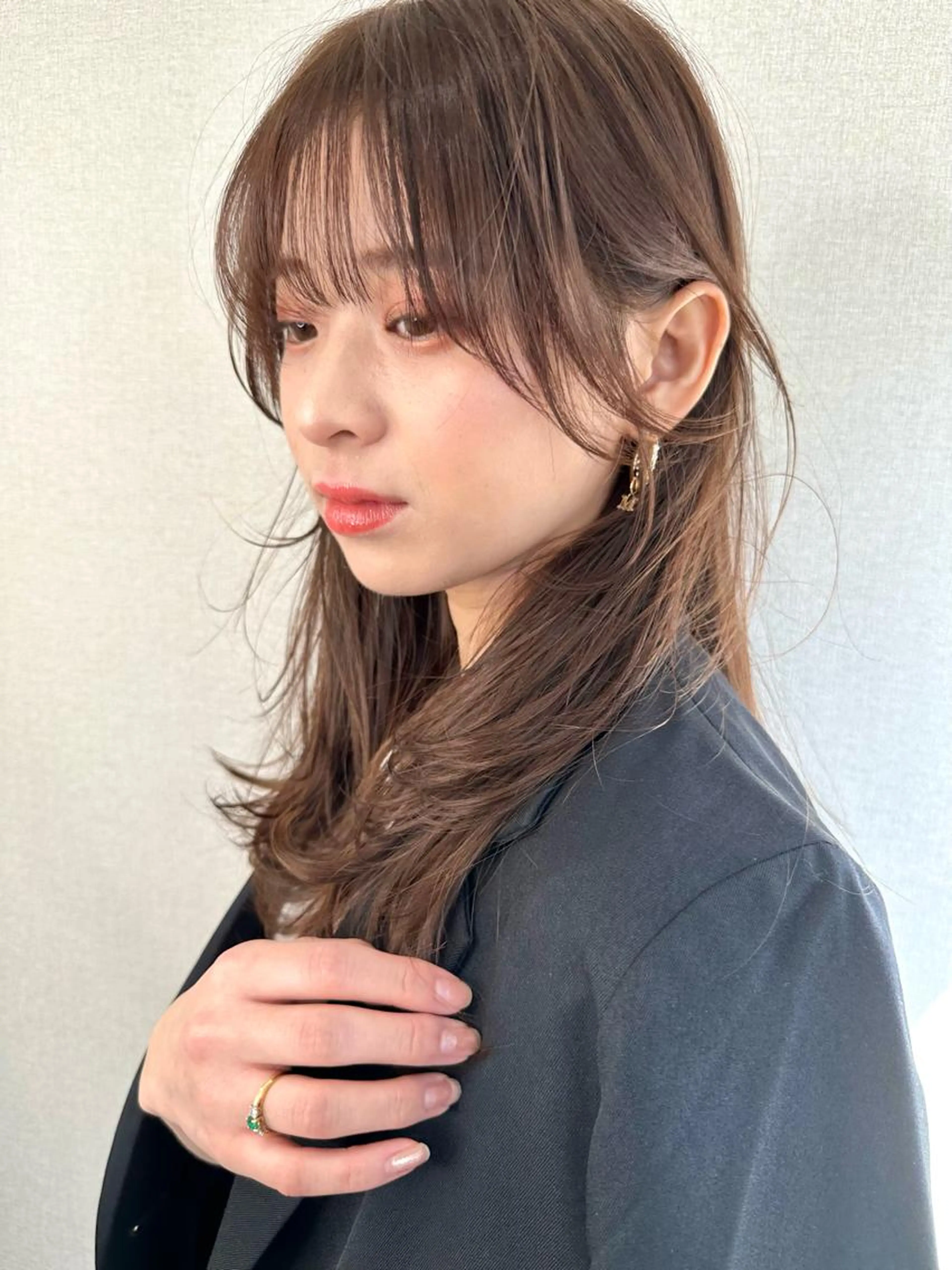 🌈平日限定🌈顔まわりカット(前髪、サイドのおくれ毛のみ)＆カラーの写真