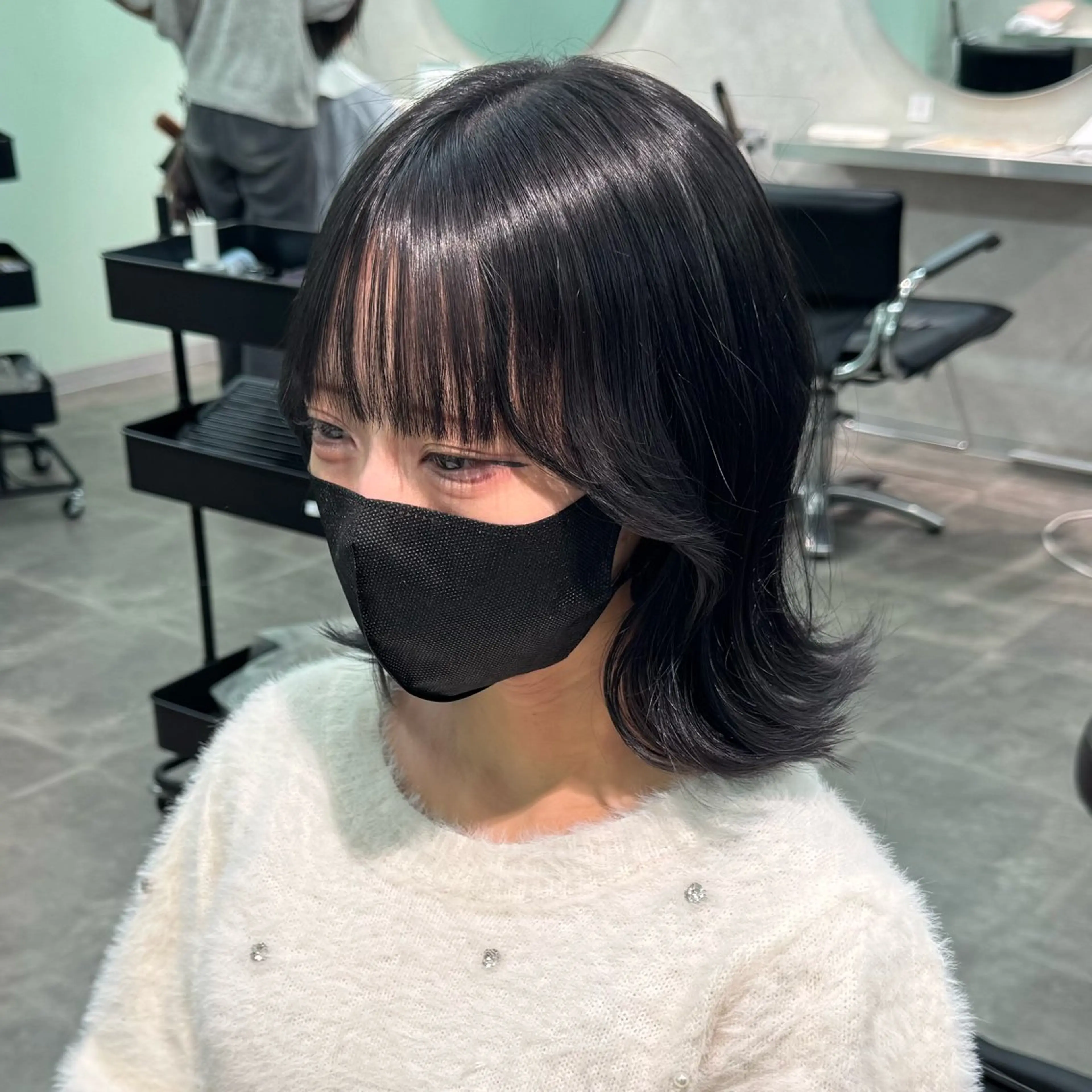 ミディアム カット トリートメント 韓国特化🇰🇷千葉 /レイヤーカット竜生のヘアスタイル