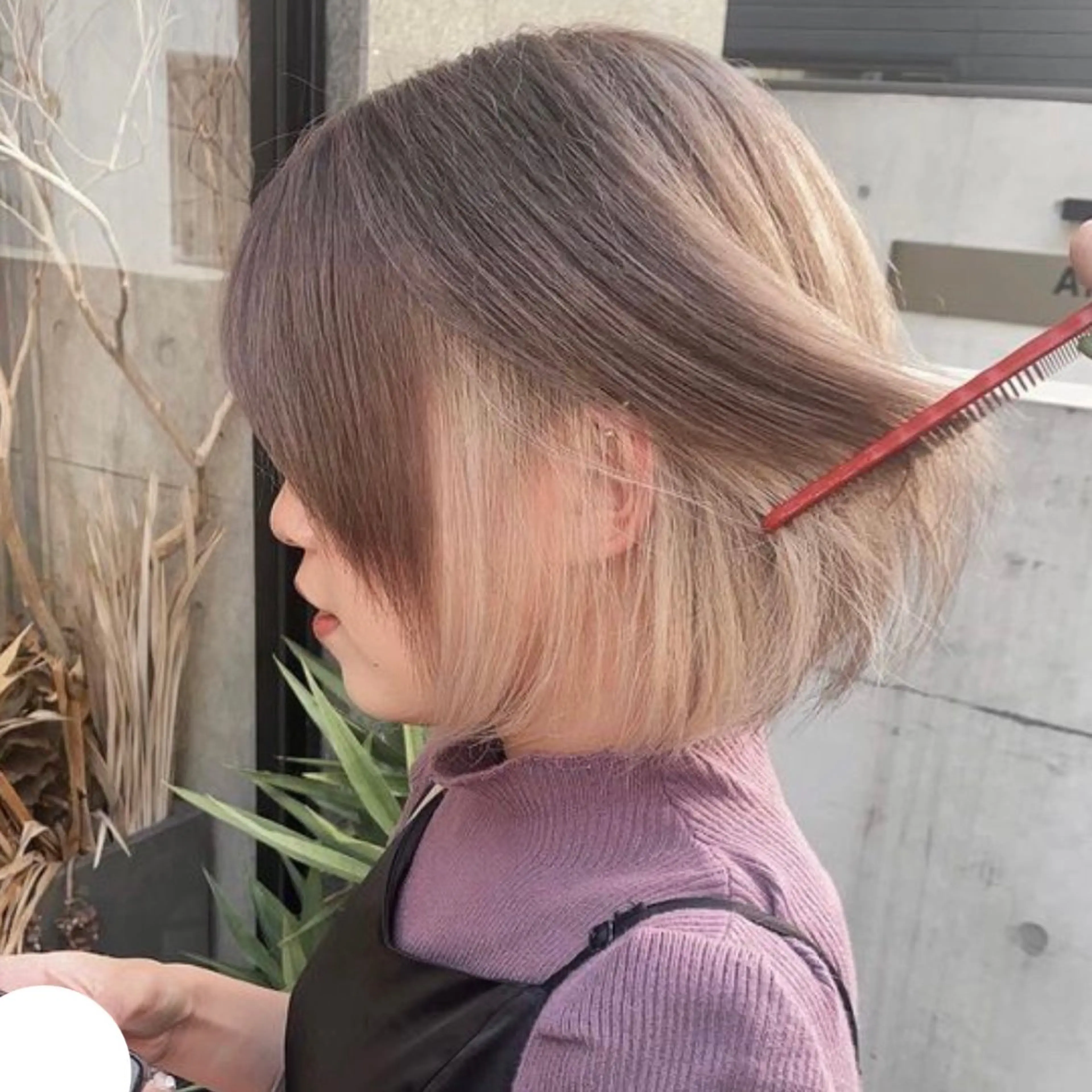 ショート ヘアカラー レイヤーカット/ 柴田結惟のヘアスタイル