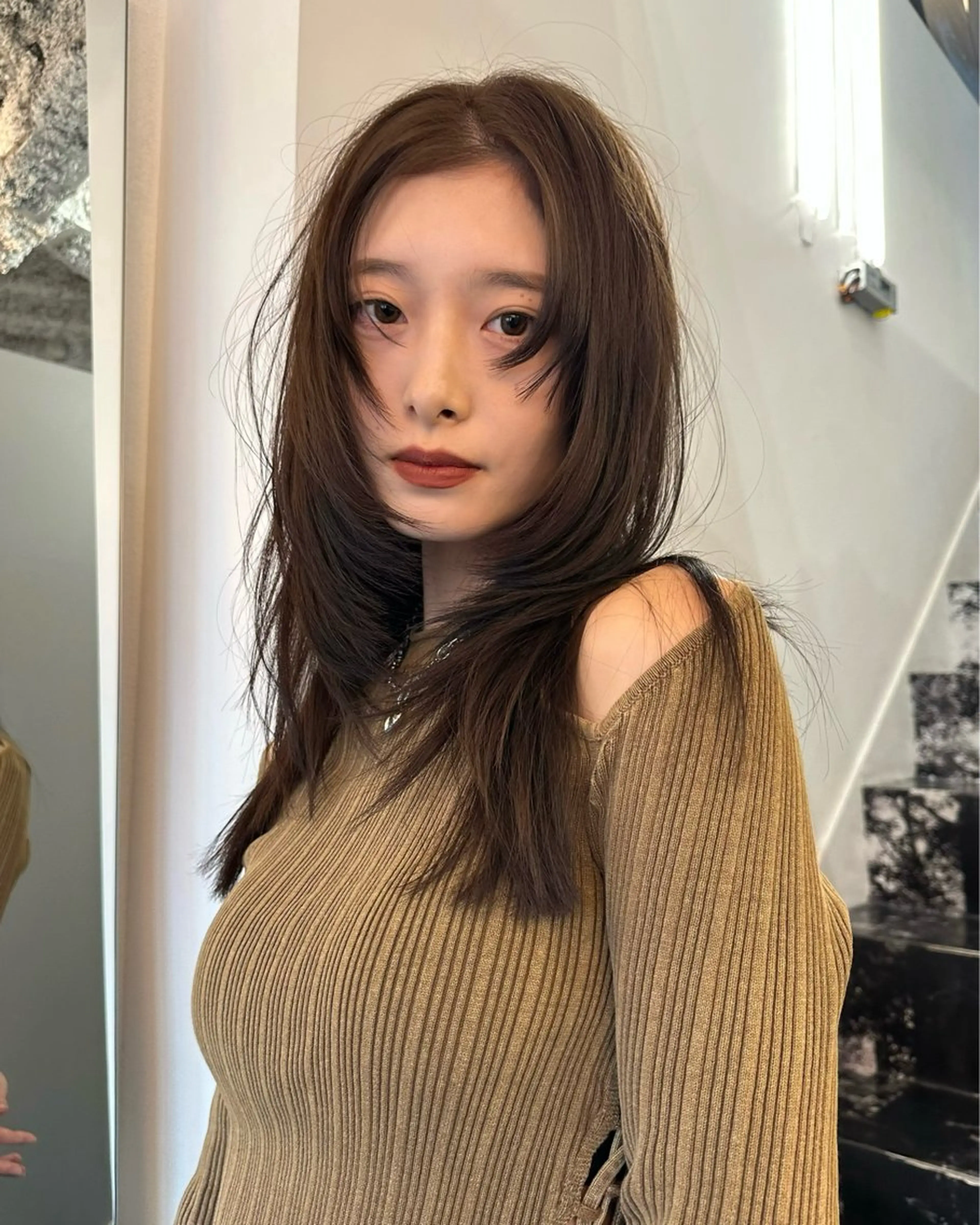 セミロング カラー カット ヘアカラー レイヤー/パーマ /ウルフ/nabeのヘアスタイル